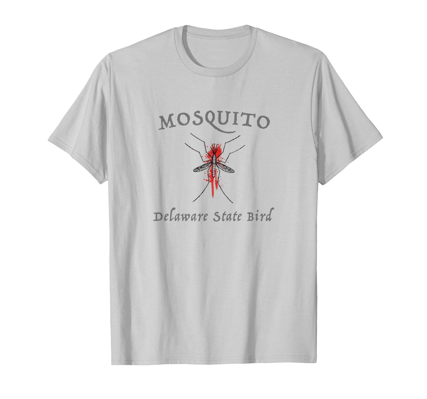 Mosquito Delaware State Bird Funny Graphic T-Shirt