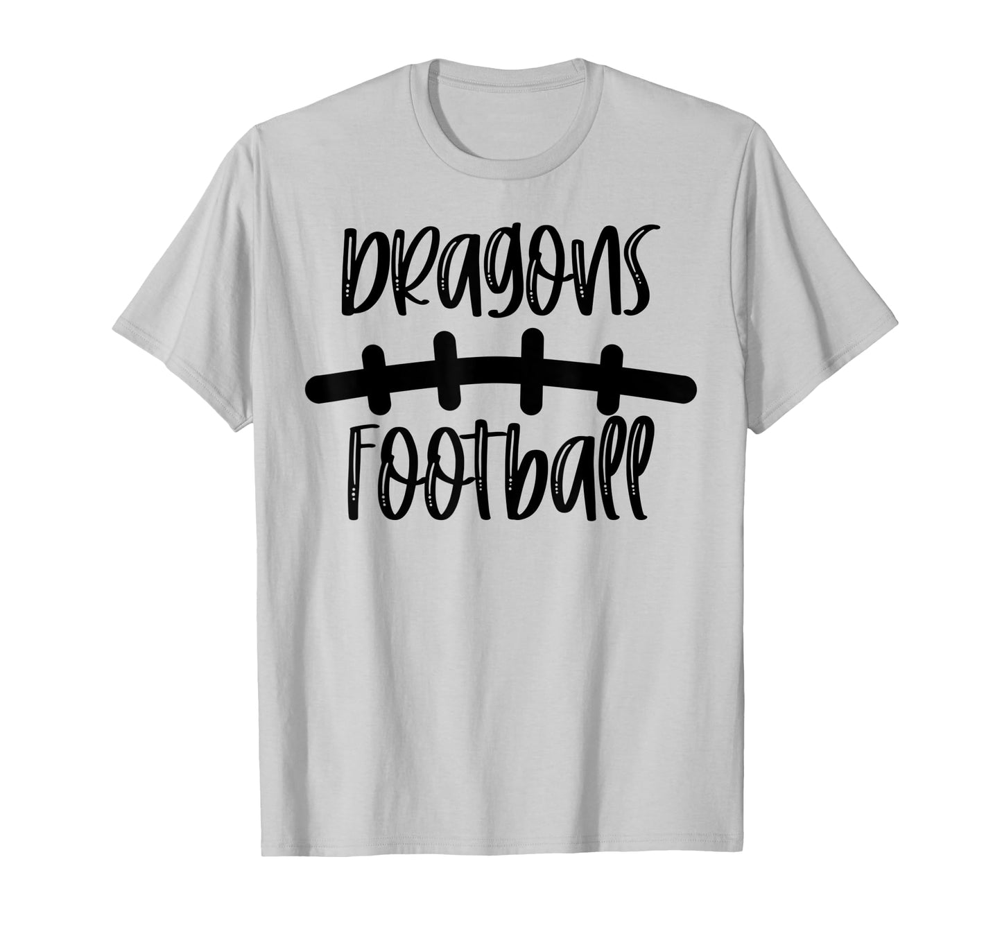 Dragons Football School Spirit Team Mascot Game Night T-Shirt