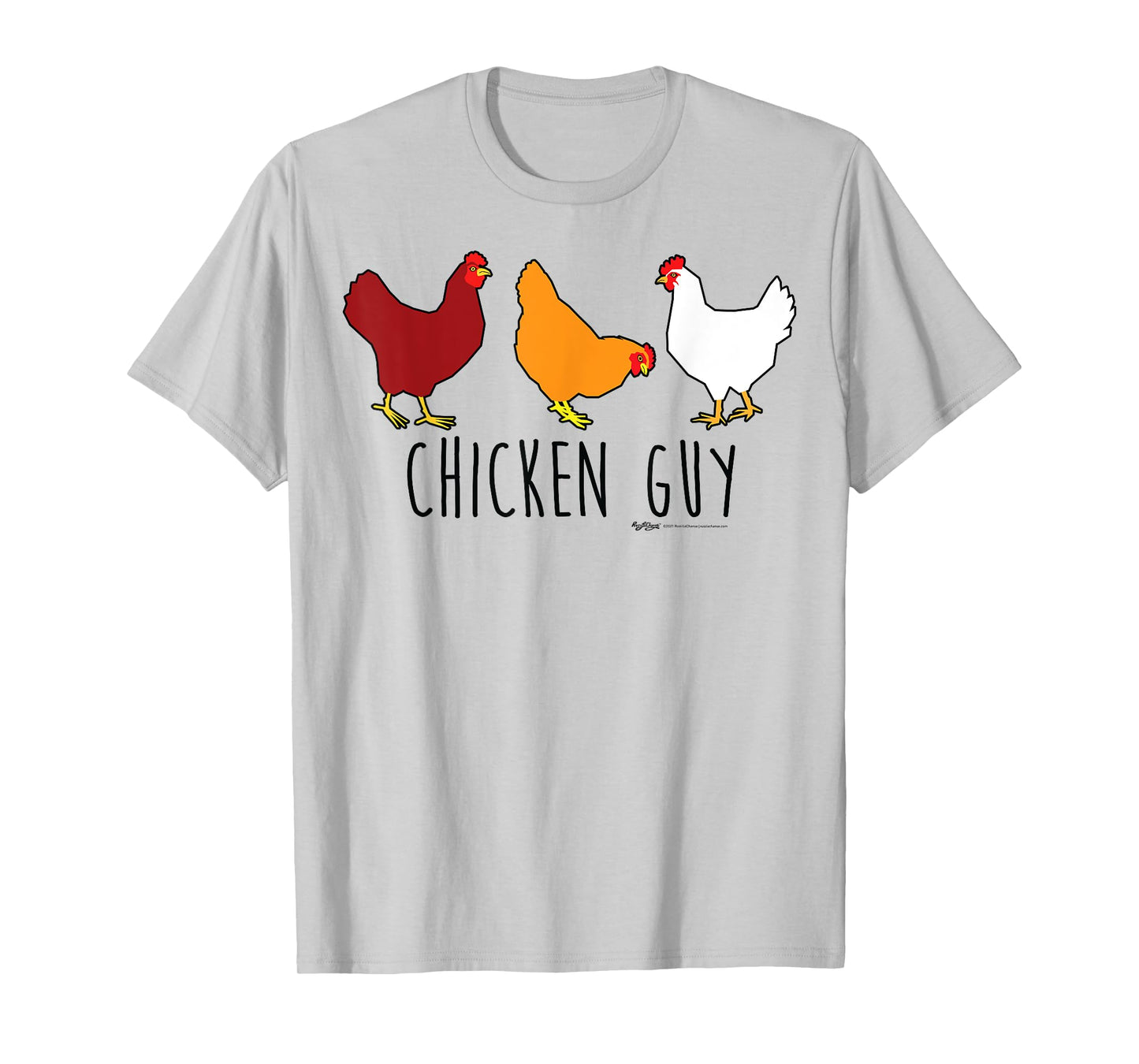 Chicken Guy Funny Farmers T-Shirt