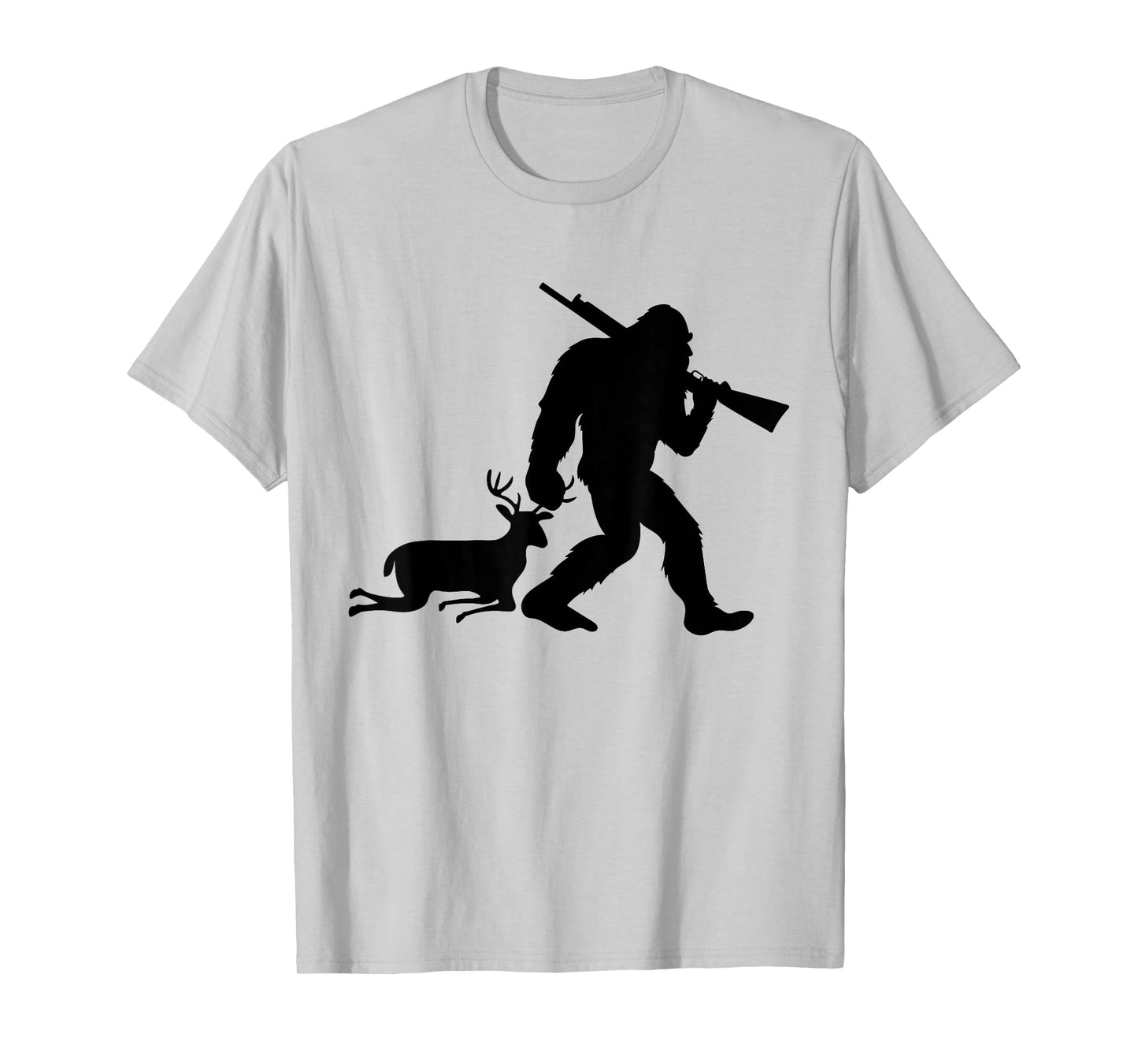 Funny Bigfoot Deer Hunting Sasquatch Dad Men Wildlife Hunter T-Shirt