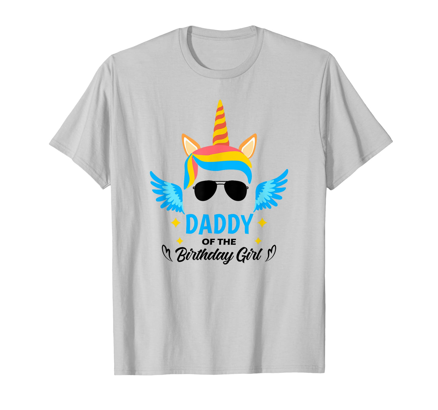 Daddy of The Birthday for Girl Father Unicorn First Birthday T-Shirt
