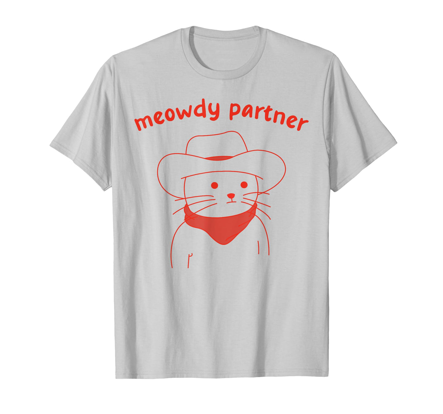 Meowdy Partner Cat Cowboy T-Shirt
