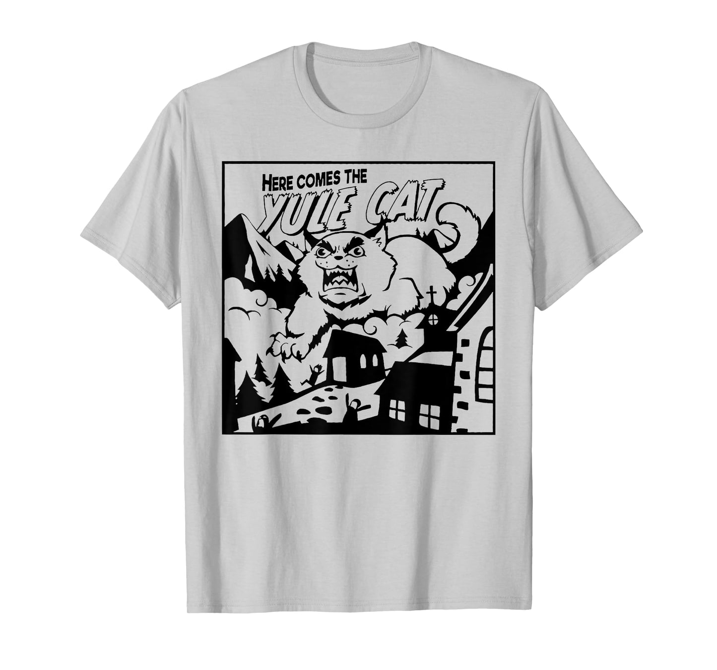 Yule Cat T-Shirt for Men Women