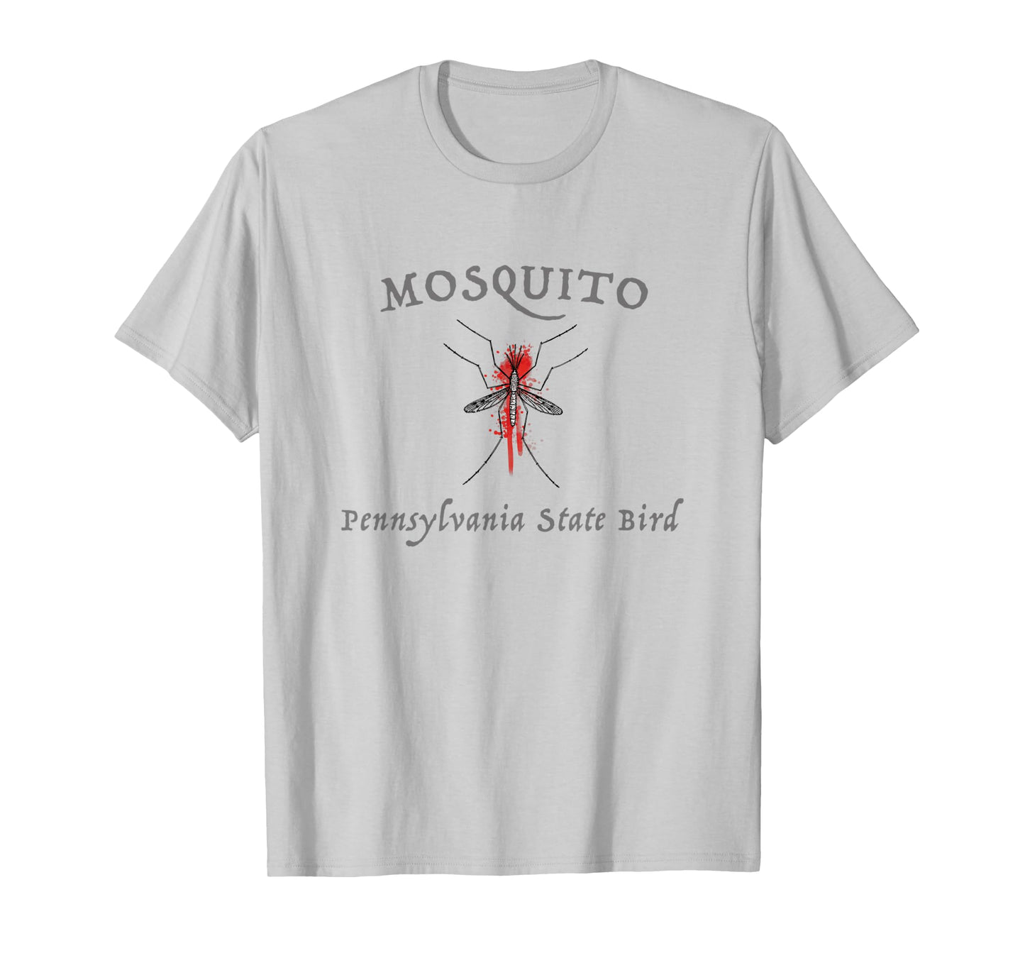 Mosquito Pennsylvania State Bird Funny Graphic T-Shirt