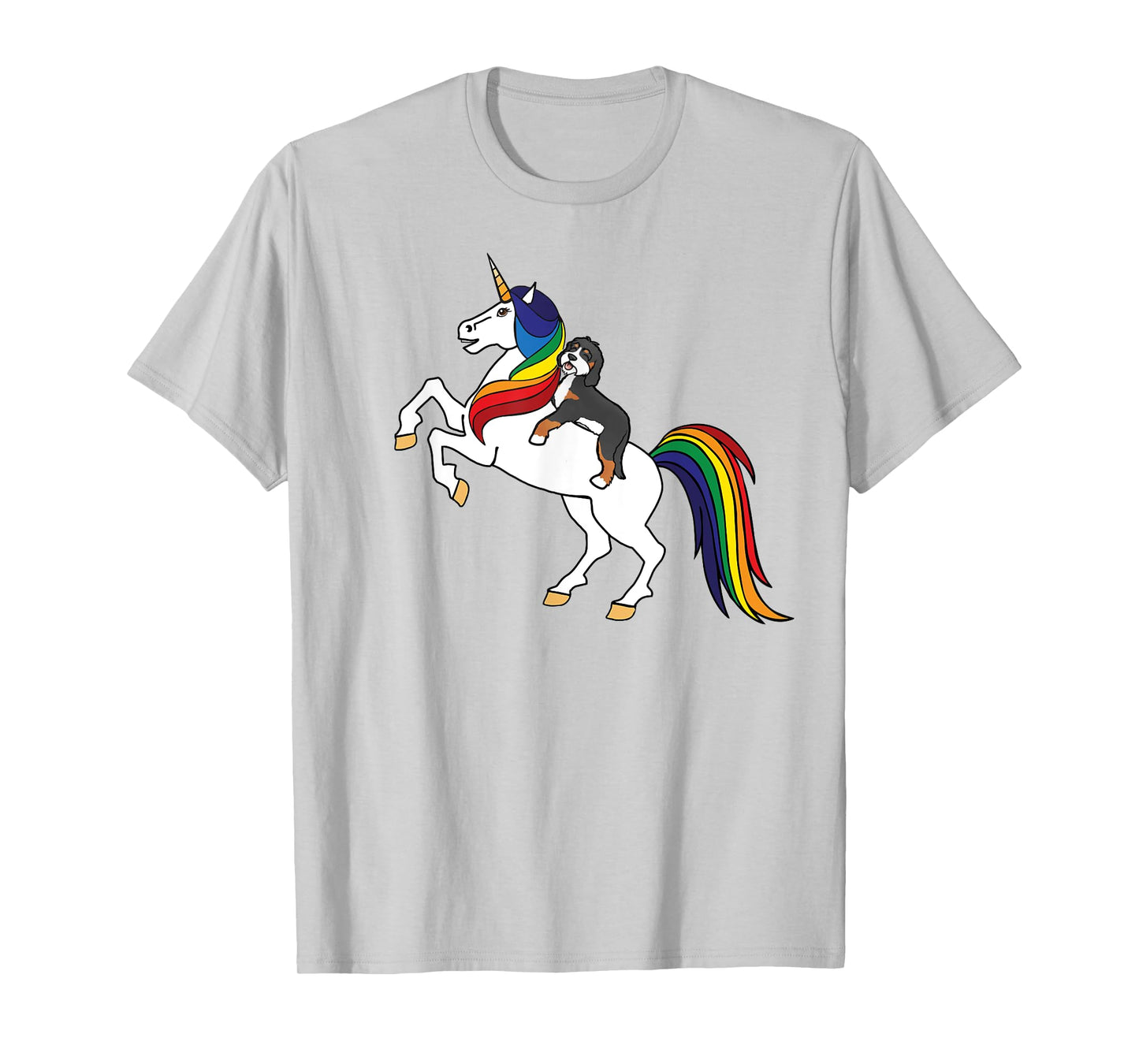 Cute Kids Womens Girls Unicorn Bernedoodle Dog Lover T-Shirt