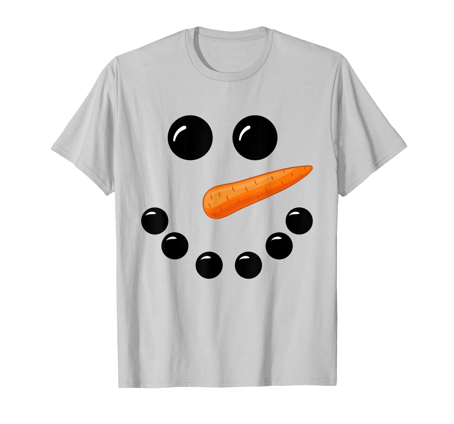 Snowman Face Shirt Boys Children Toddlers Funny Christmas T-Shirt