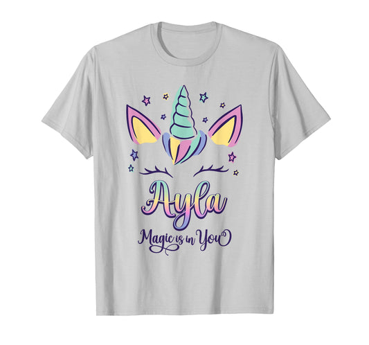 First Name Ayla Personalized I Love Ayla T-Shirt
