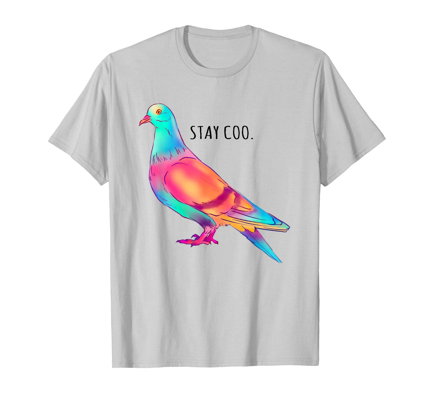 Stay Coo Pigeon Cool Bird Lovers Funny Bird Meme Saying T-Shirt