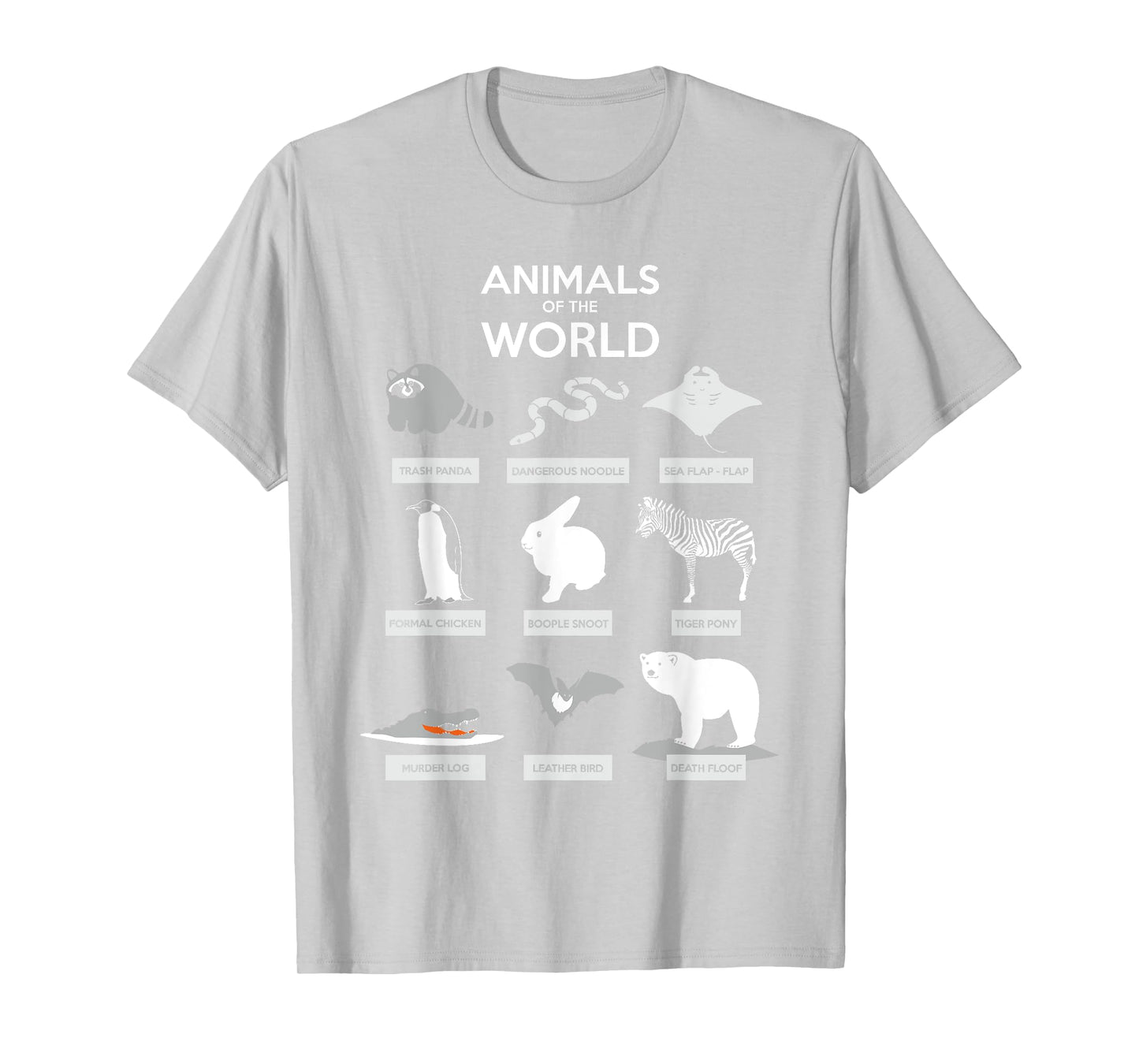 Animals Of The World T-Shirt | Funny Wild Animals Shirt