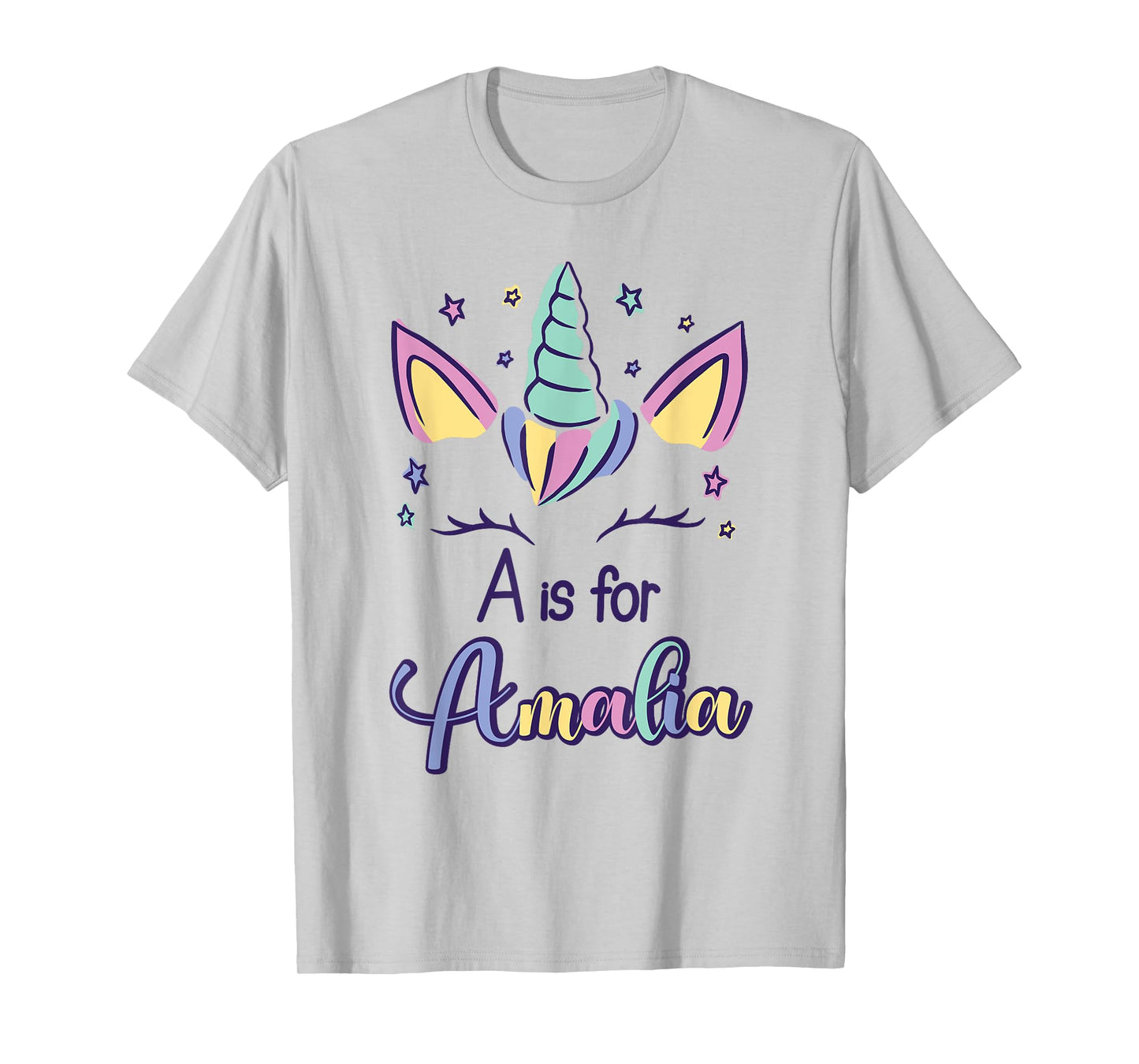 First Name Amalia Personalized A Is For Amalia T-Shirt
