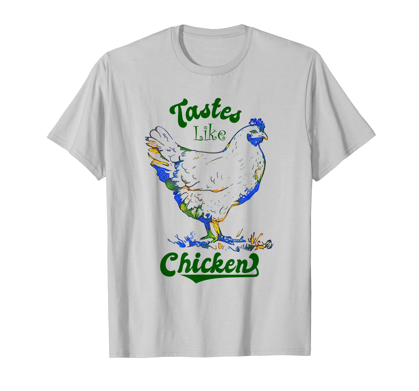 Tastes Like Chicken Vintage Retro Chicken Sign T-Shirt