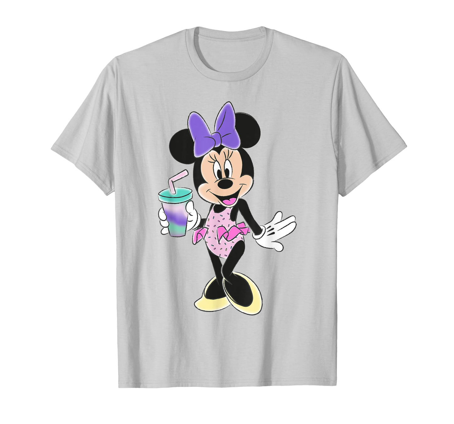 Disney - Minnie Mouse Unicorn Ruffle Swimsuit T-Shirt