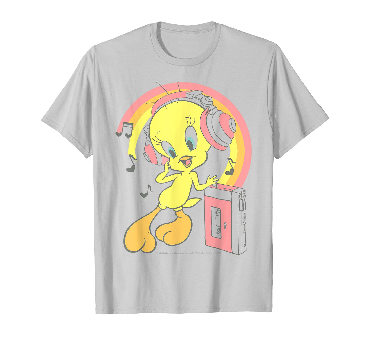 Looney Tunes Tweety Bird Music Rainbow T-Shirt
