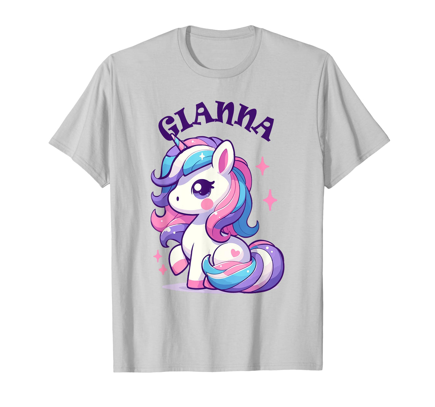 Gianna Cute Unicorn Design for Girls Name Gianna T-Shirt