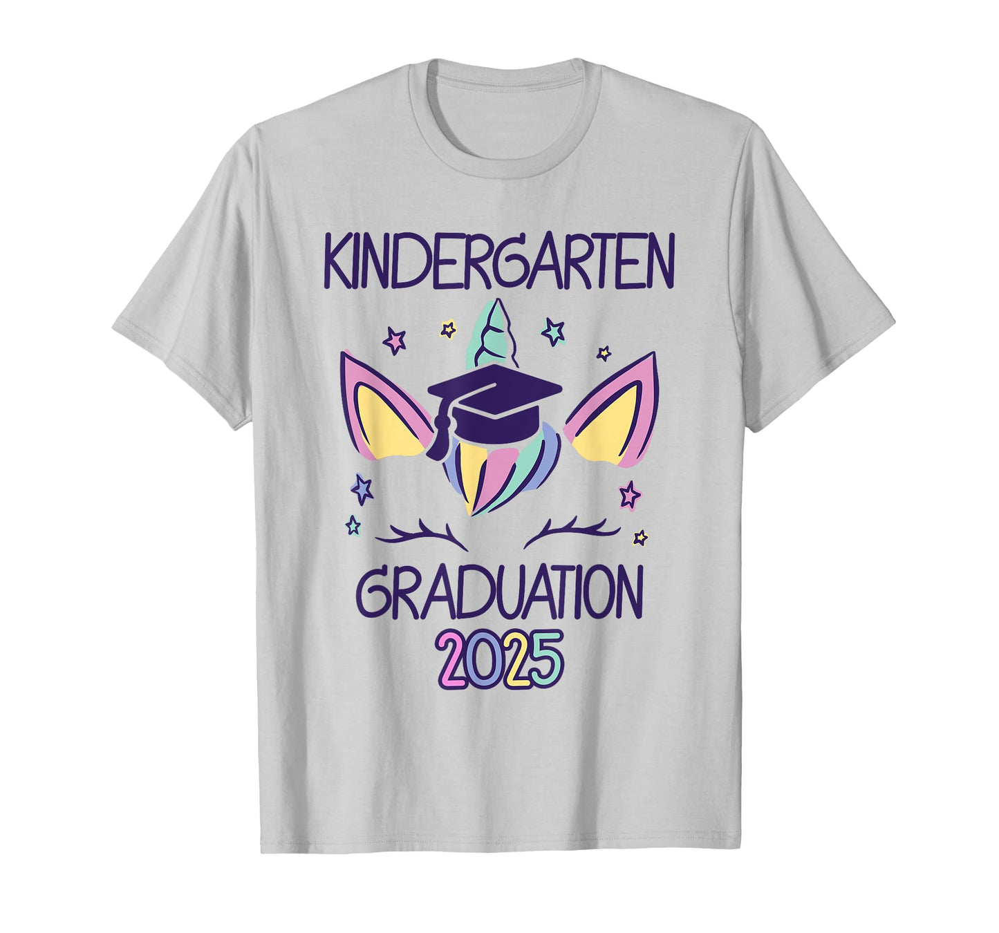 Kindergarten Graduation 2025 Unicorn Kindergarten Grad T-Shirt