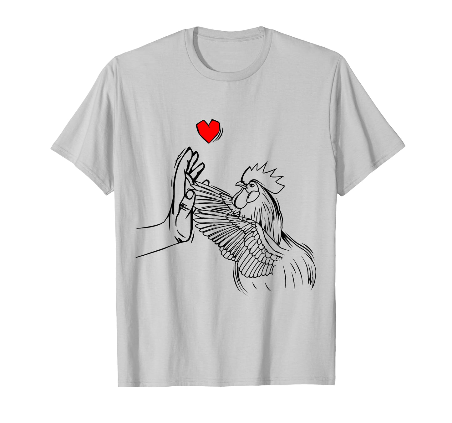 Chicken Love Women Farmer Girls Kids T-Shirt