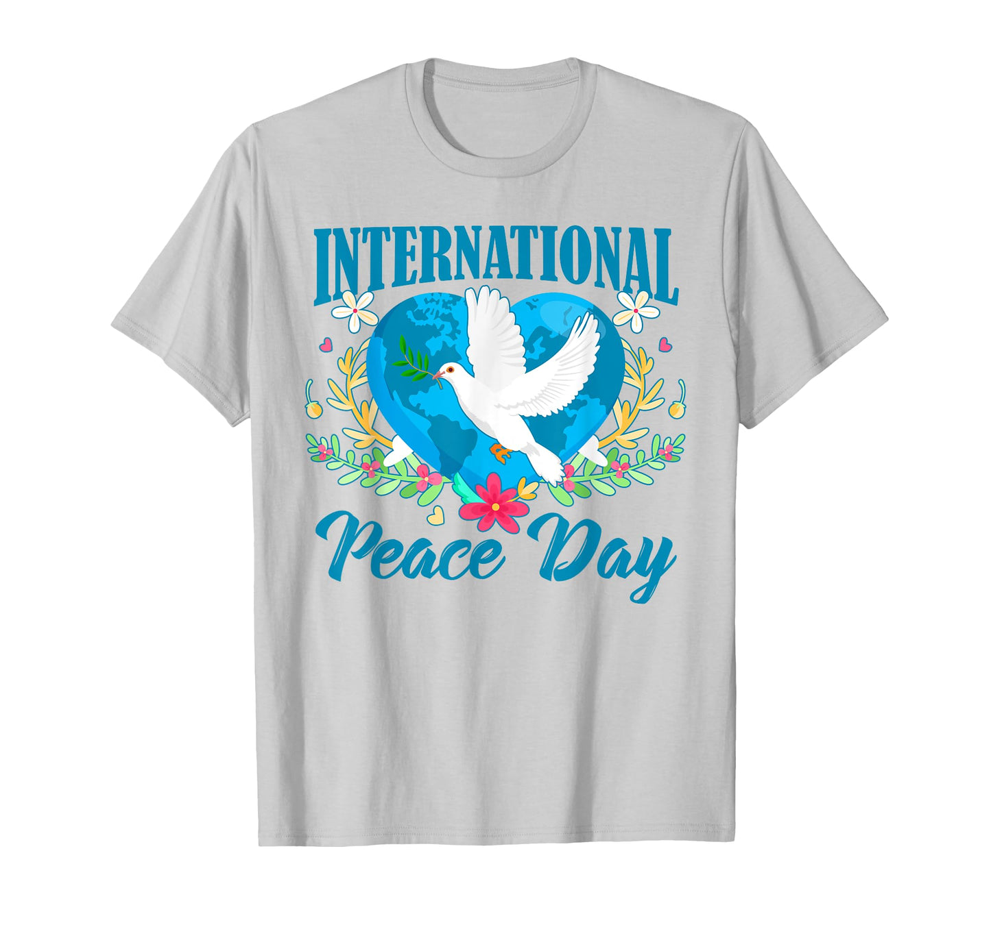 Funny Peace Bird World Peace Day International Day Of Peace T-Shirt