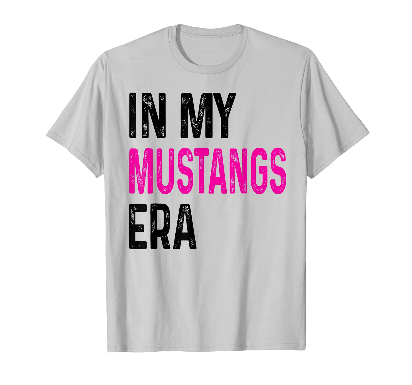In My Mustangs Era Back to School Spirit Game Retro Groovy T-Shirt