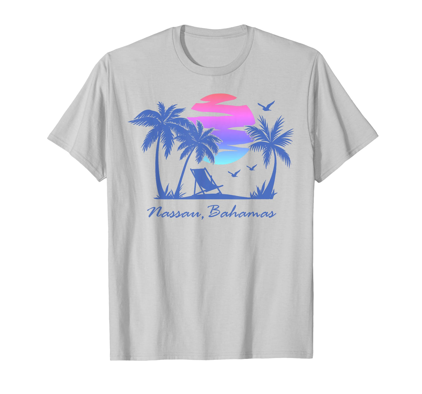 NASSAU BAHAMAS Beach Vacation Spring Break Honeymoon Retro T-Shirt