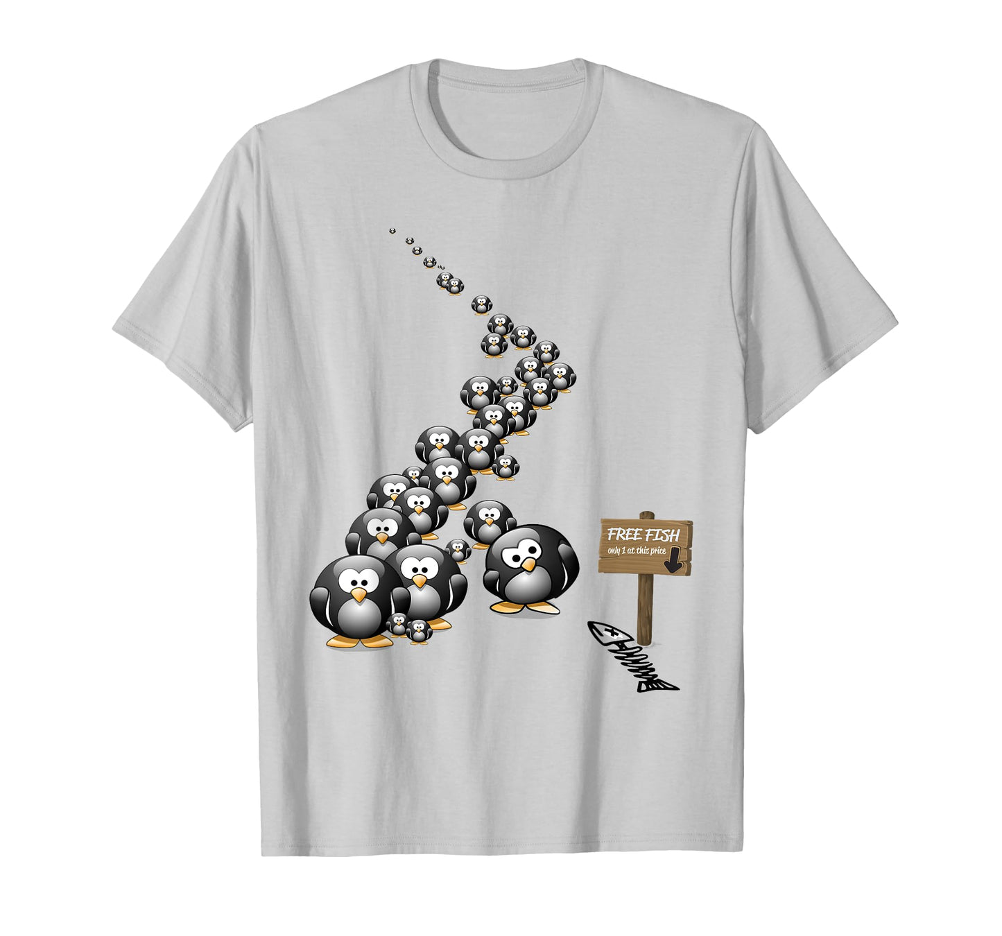 Bait and Switch Penguin Scam Fun Cute Men Women Kids T-Shirt