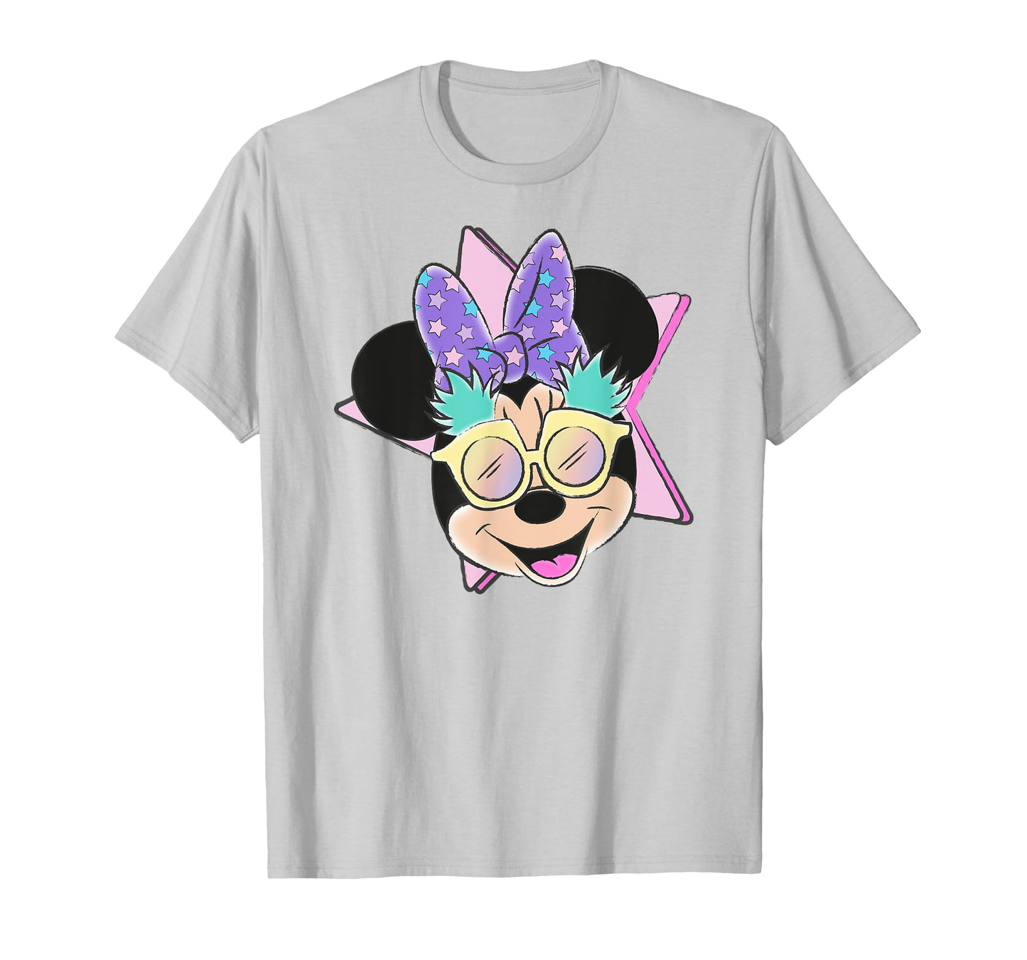 Minnie Mouse - Summer Pineapple Sunglasses With Stars T-Shirt