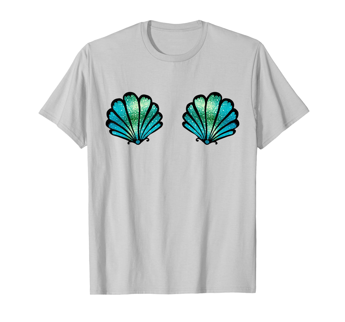 Mermaid, Seashell, Sea, Shell, Bikini, Carnival, Halloween, T-Shirt