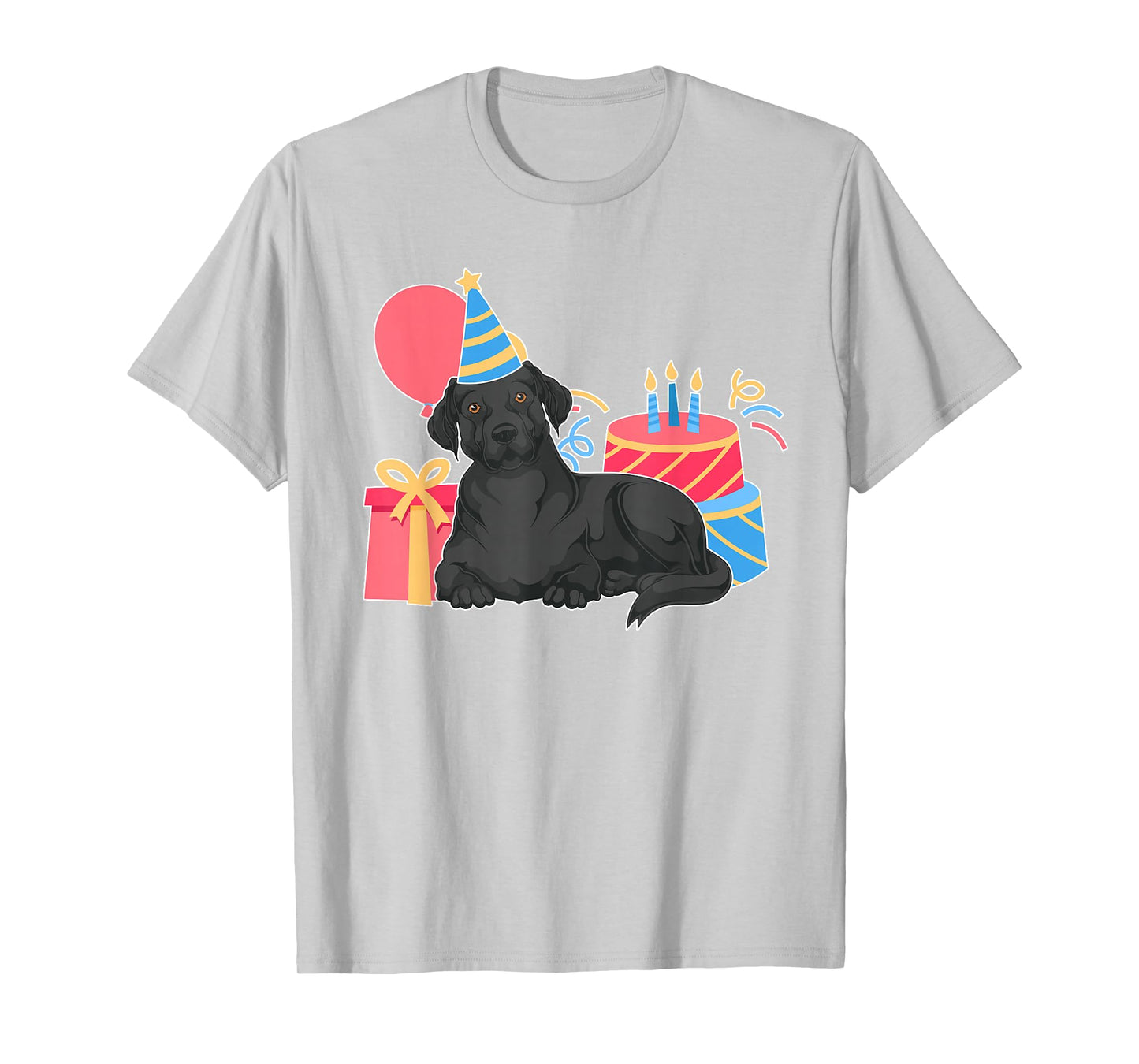 Black Labrador Lover Dog Owner Kids Birthday Party Black Lab T-Shirt