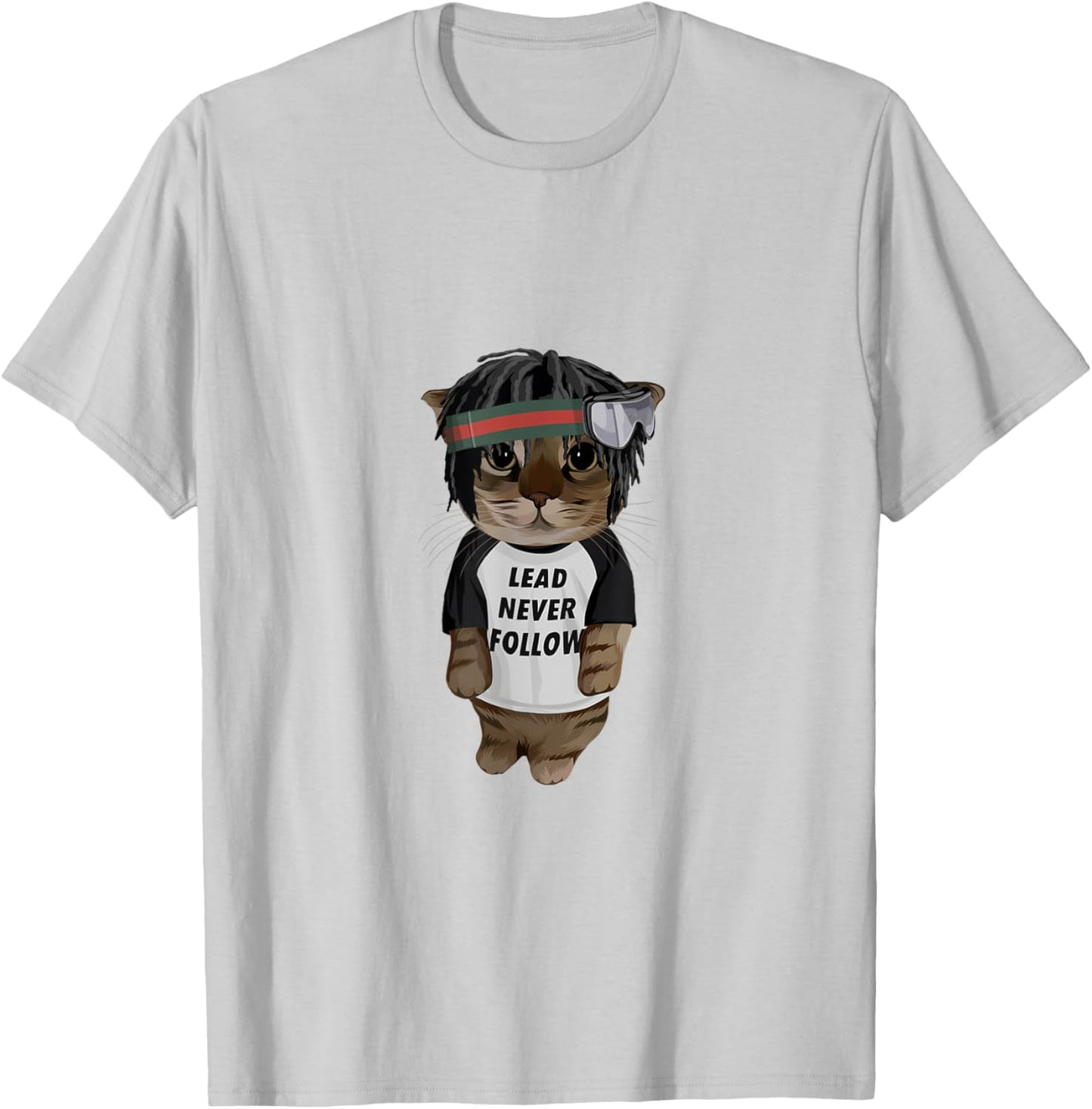 Lead Never Follow Cat T-Shirt