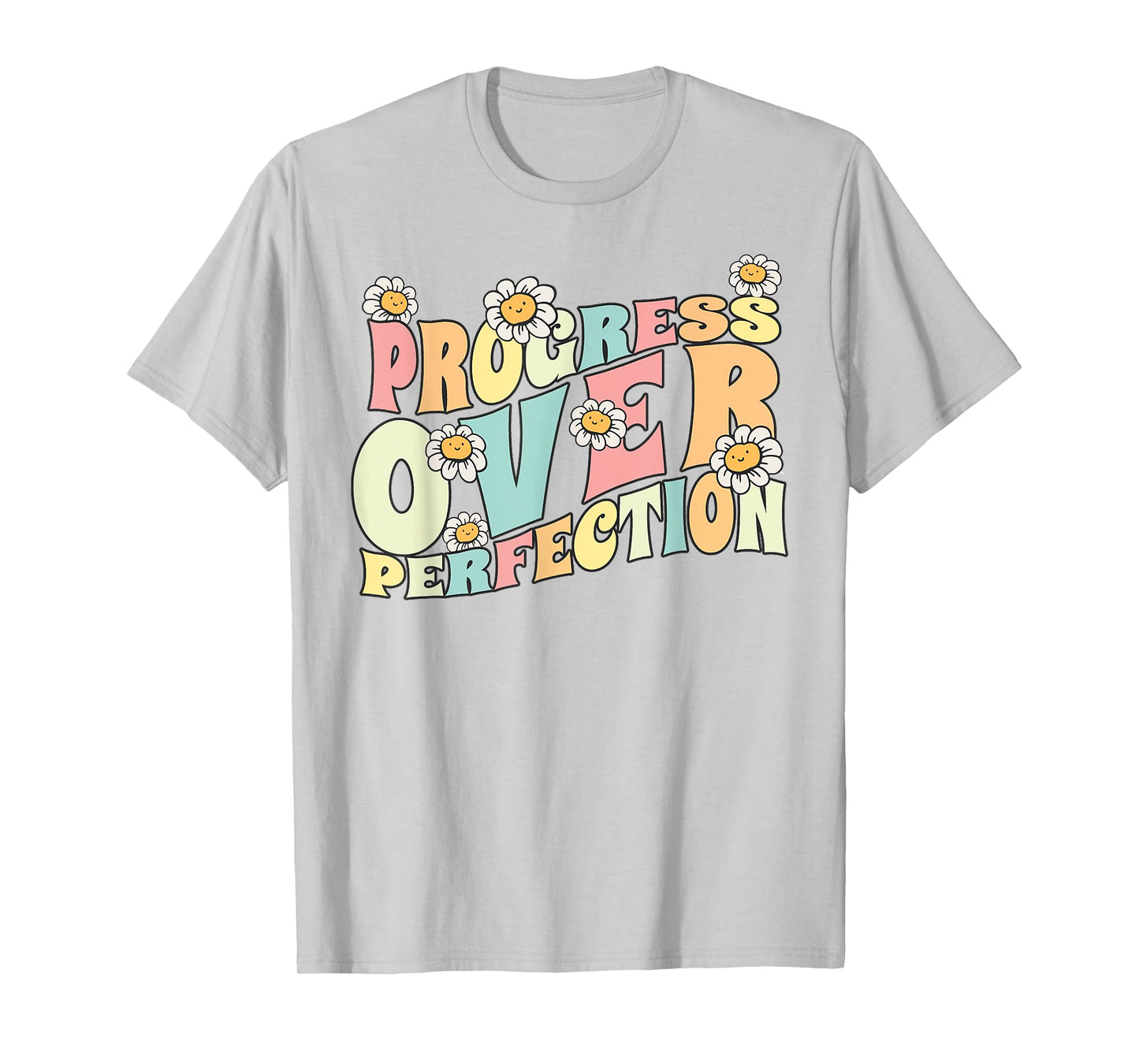 Progress Over Perfection Back to School Teacher and Kids T-Shirt