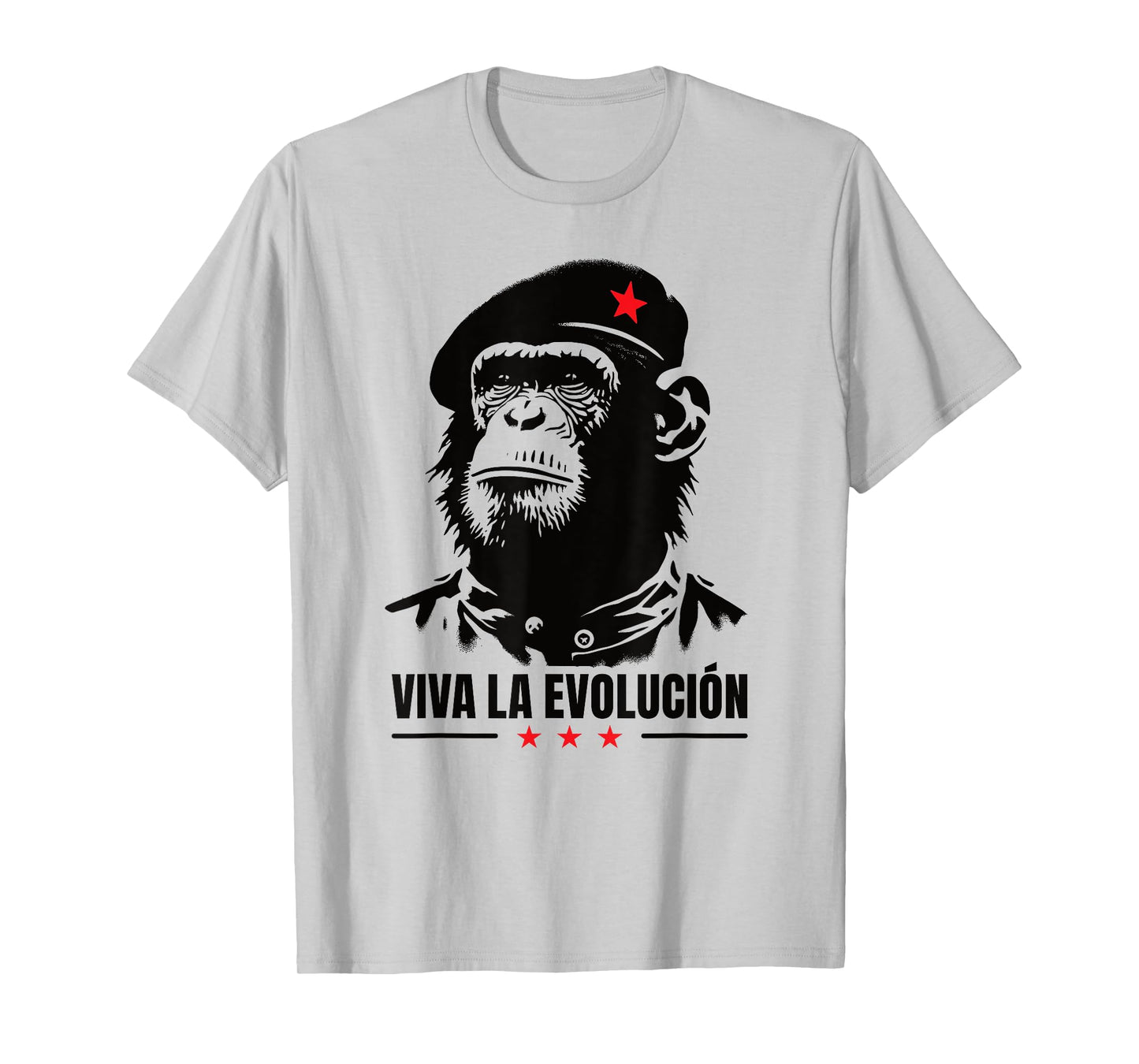 Viva La Evolucion Revolutionary Chimp Funny Monkey Che T-Shirt