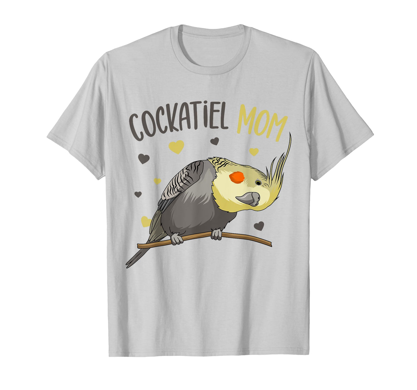 Cockatiel Mom Funny Bird Lover Women T-Shirt