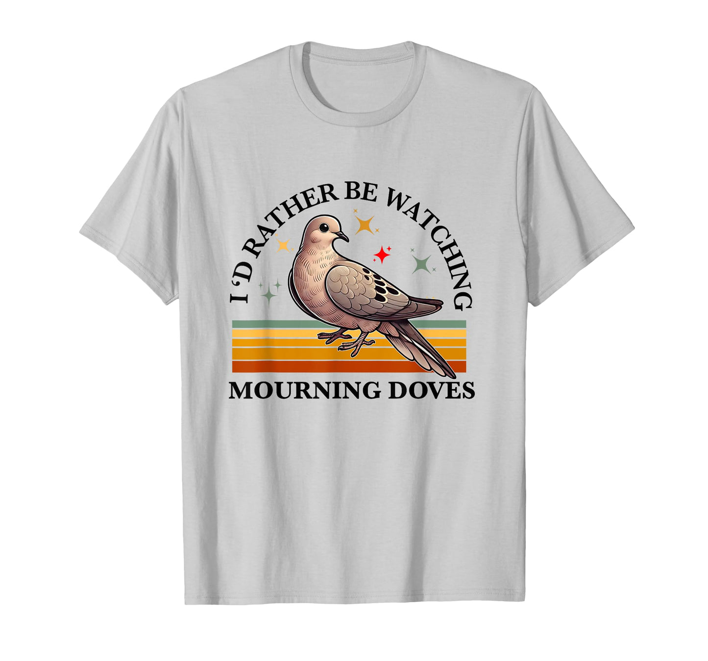 Mourning Dove Retro Vintage Bird Lover Women Men Girl Boys T-Shirt
