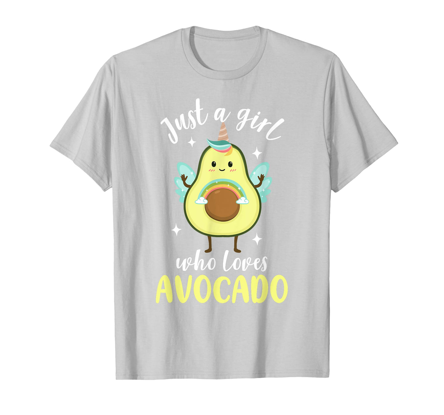 Avocado Shirt Kids Toddler Girl Just A Girl Loves Avocado T-Shirt