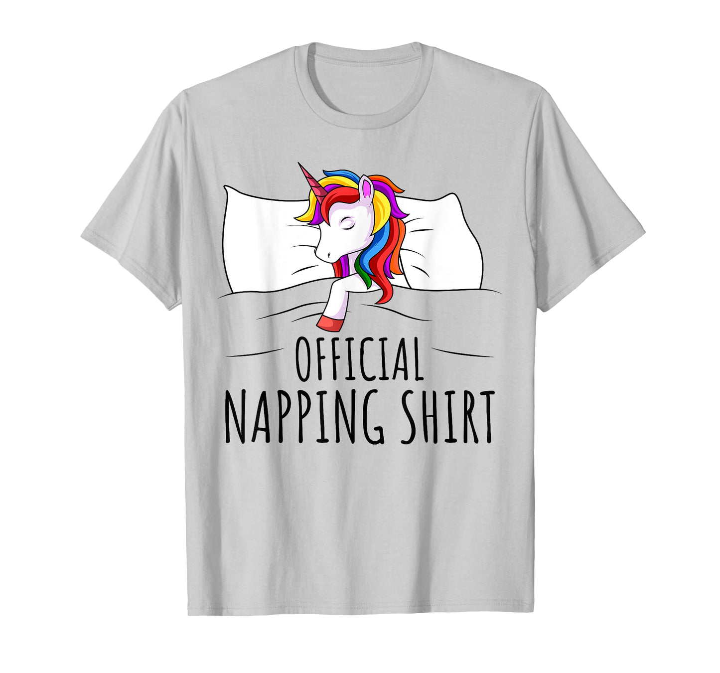 Sleeping Unicorn Girls Women Official Napping T-Shirt