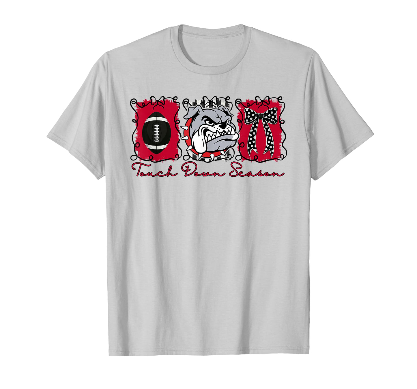 Bulldogs Football Game Day School Mascot Team Spirit T-Shirt