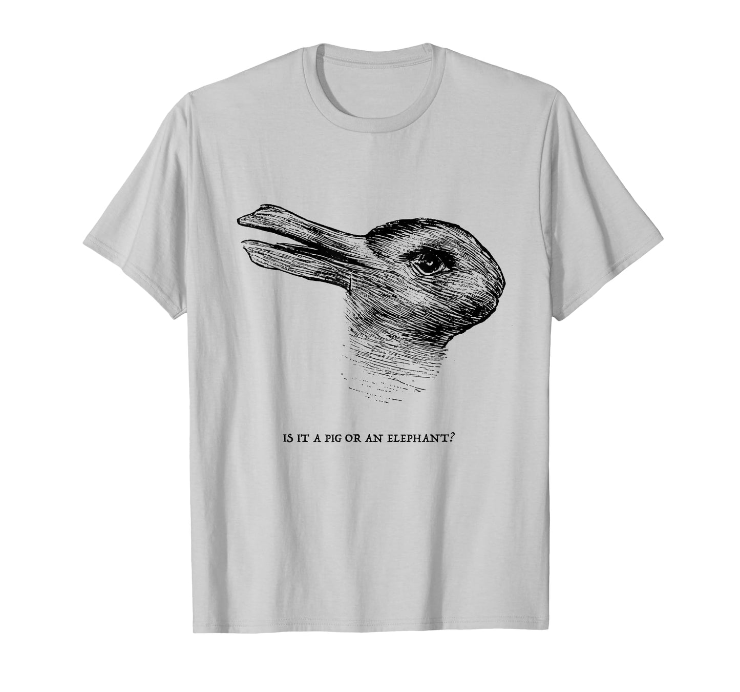 Optical illusion shirt: duck rabbit shirt