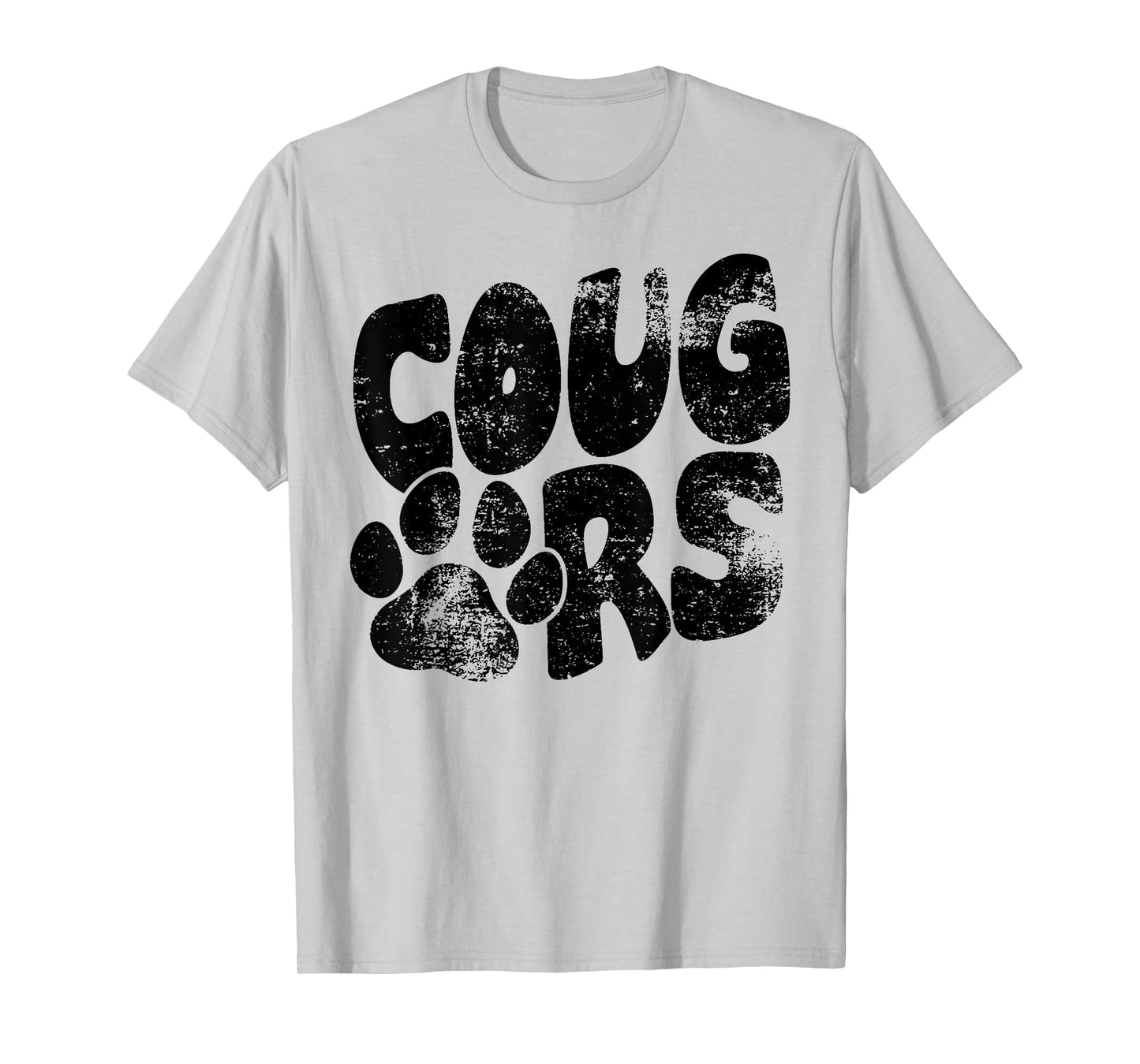 Cougars Football School Sports Fan Team Spirit T-Shirt