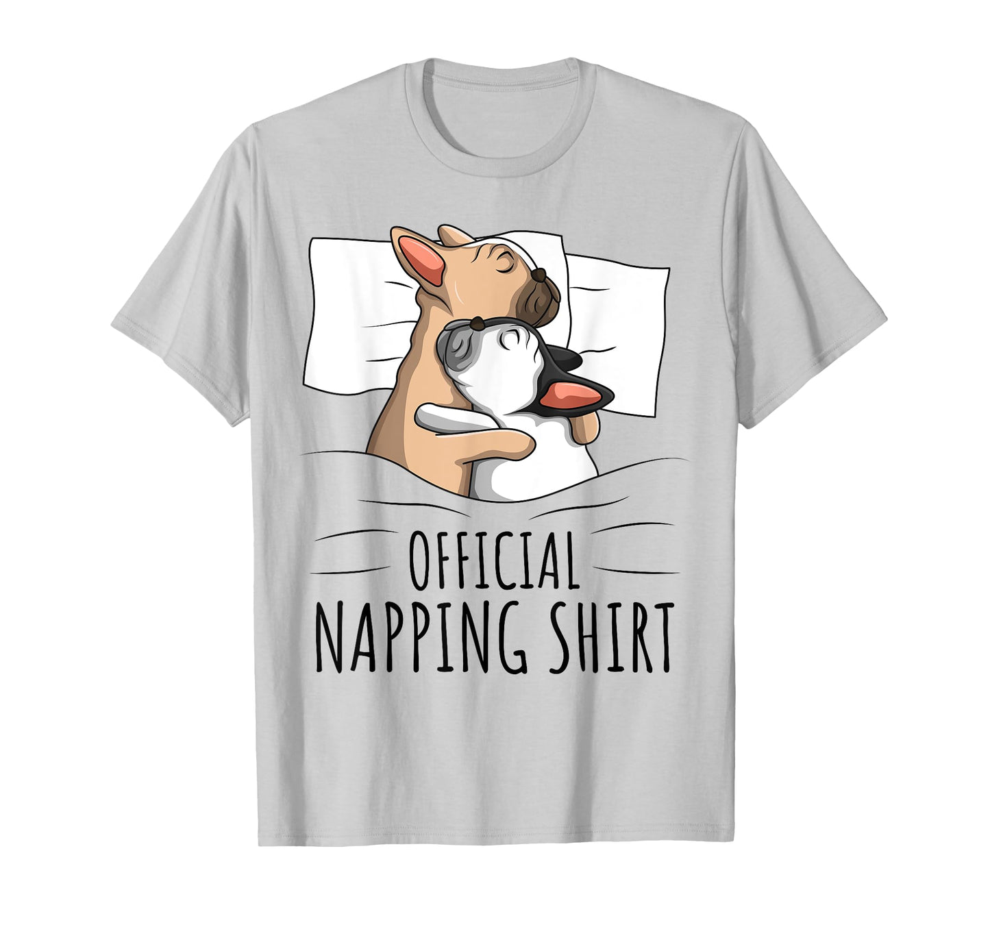 Sleeping French Bulldog Dog Official Napping T-Shirt