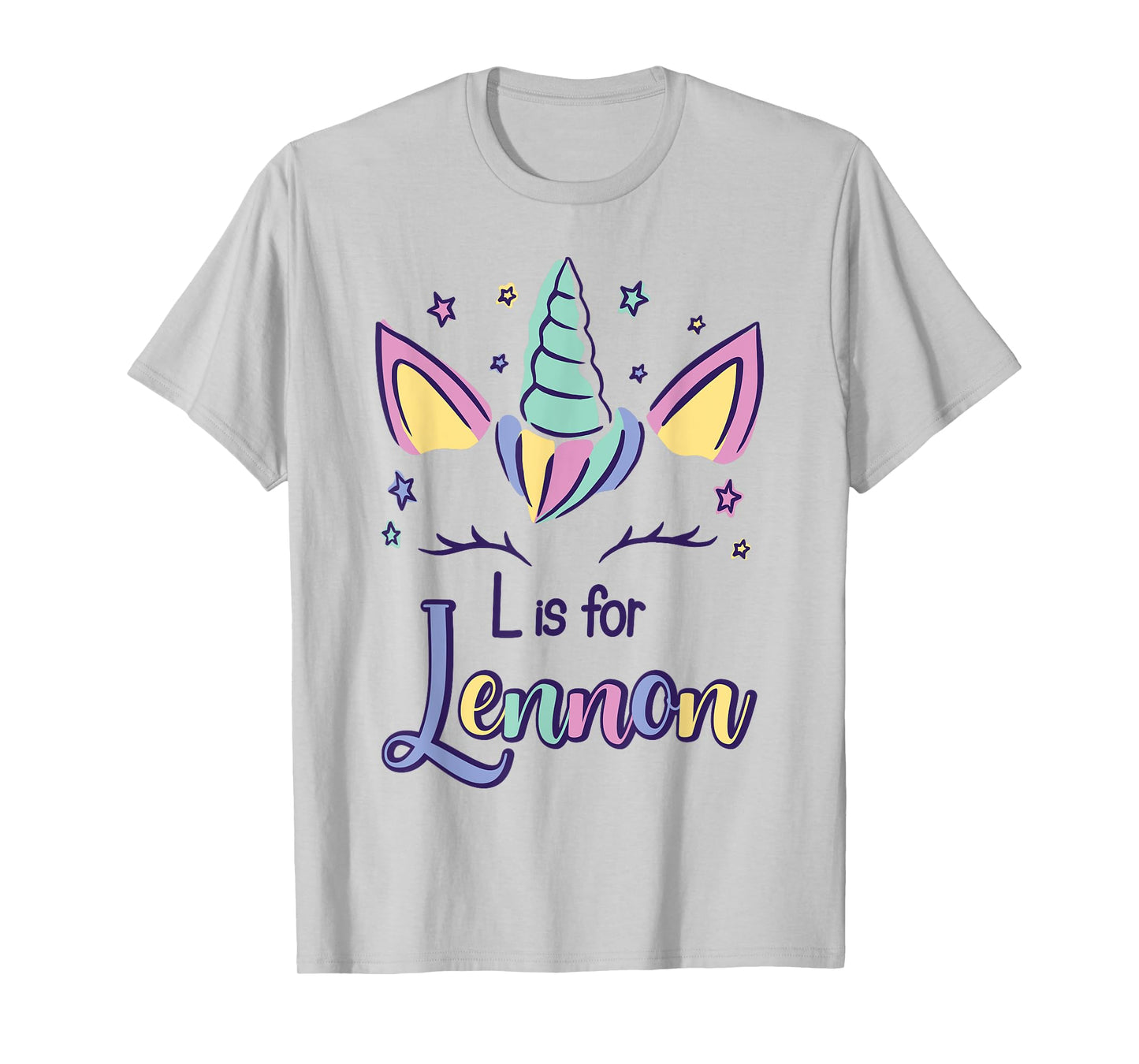 First Name Lennon Personalized L Is For Lennon T-Shirt