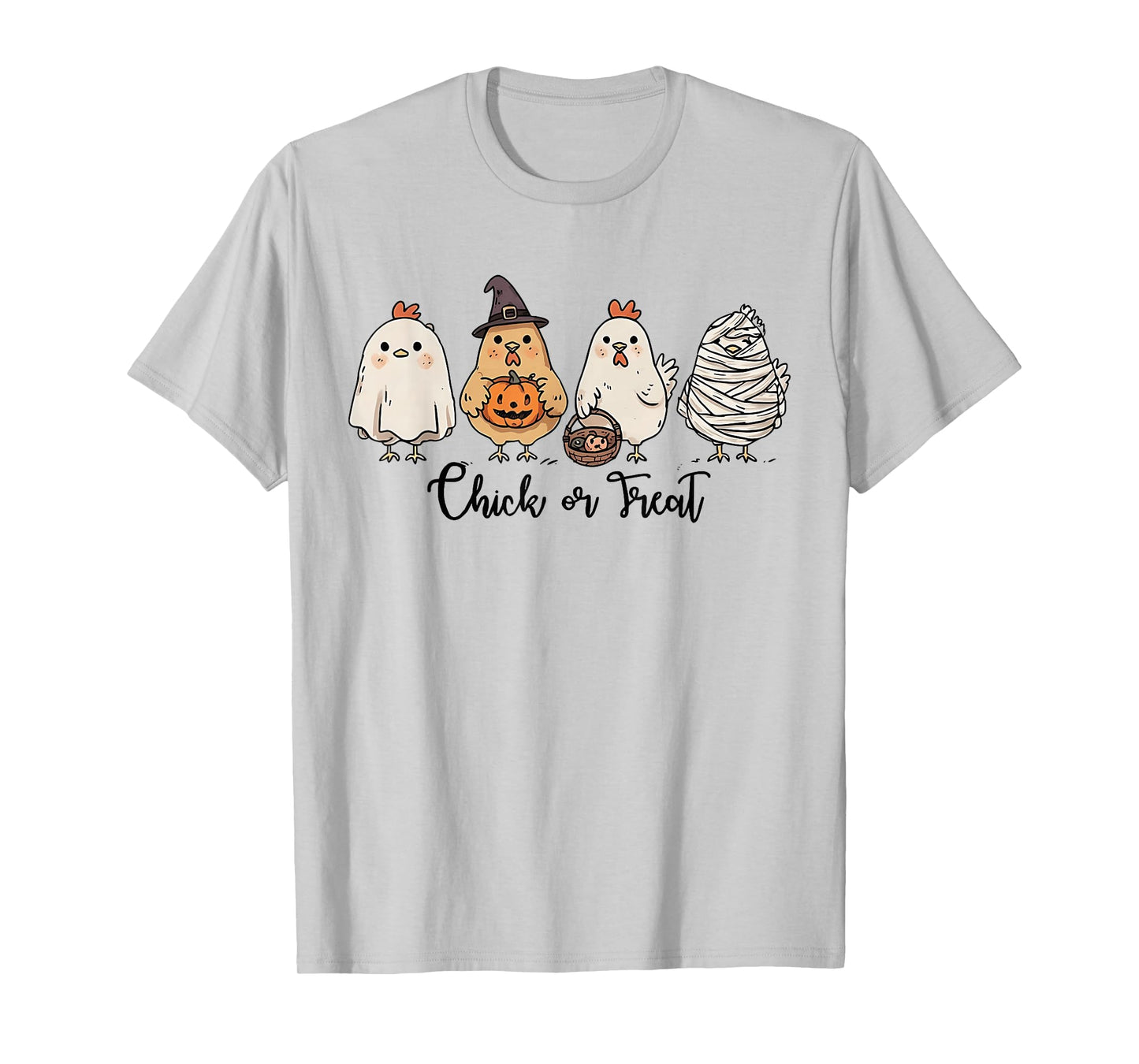 Halloween Chicken Skeleton Chick Or Treat Spooky Season T-Shirt