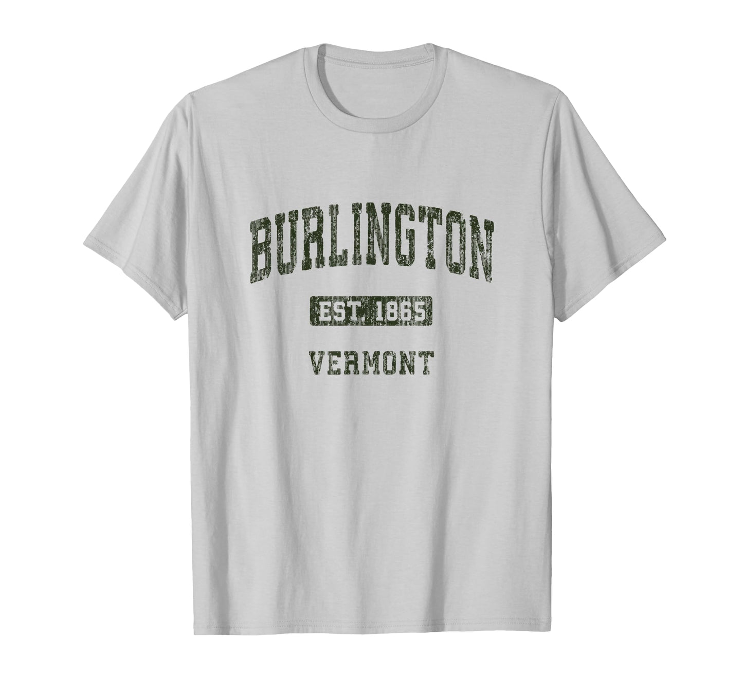 Burlington Vermont VT Vintage Athletic Sports Design T-Shirt