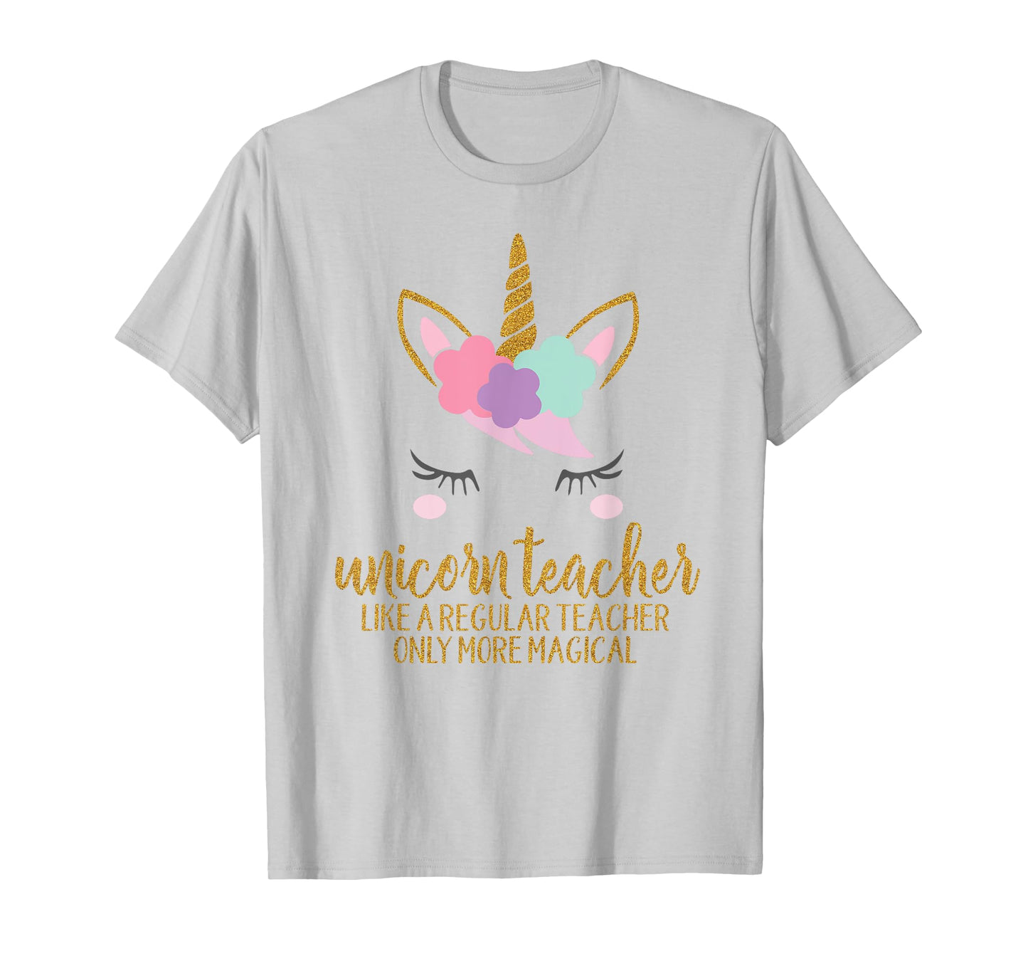 Unicorn Teacher Shirt for Women, School Teacher Gift T-Shirt