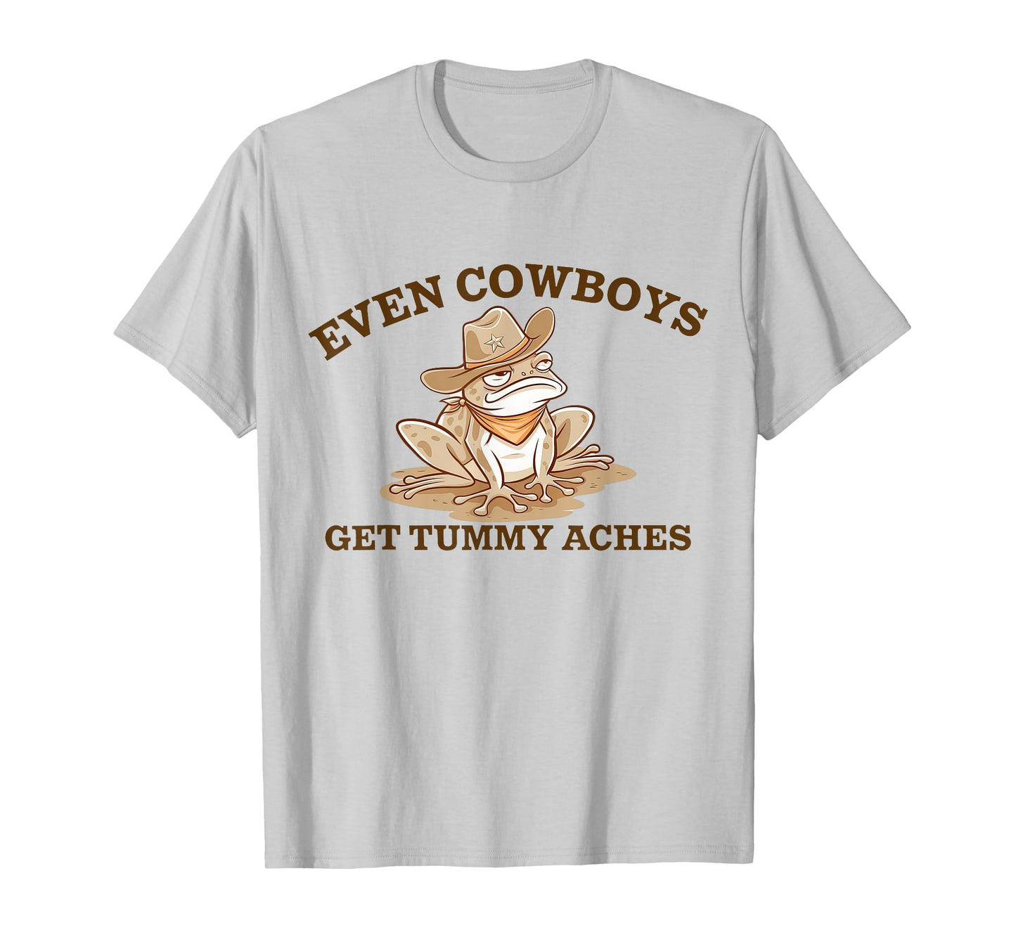 Stomach Ache Hurts Pun Even Cowboys Get Tummy Ache Survivor T-Shirt