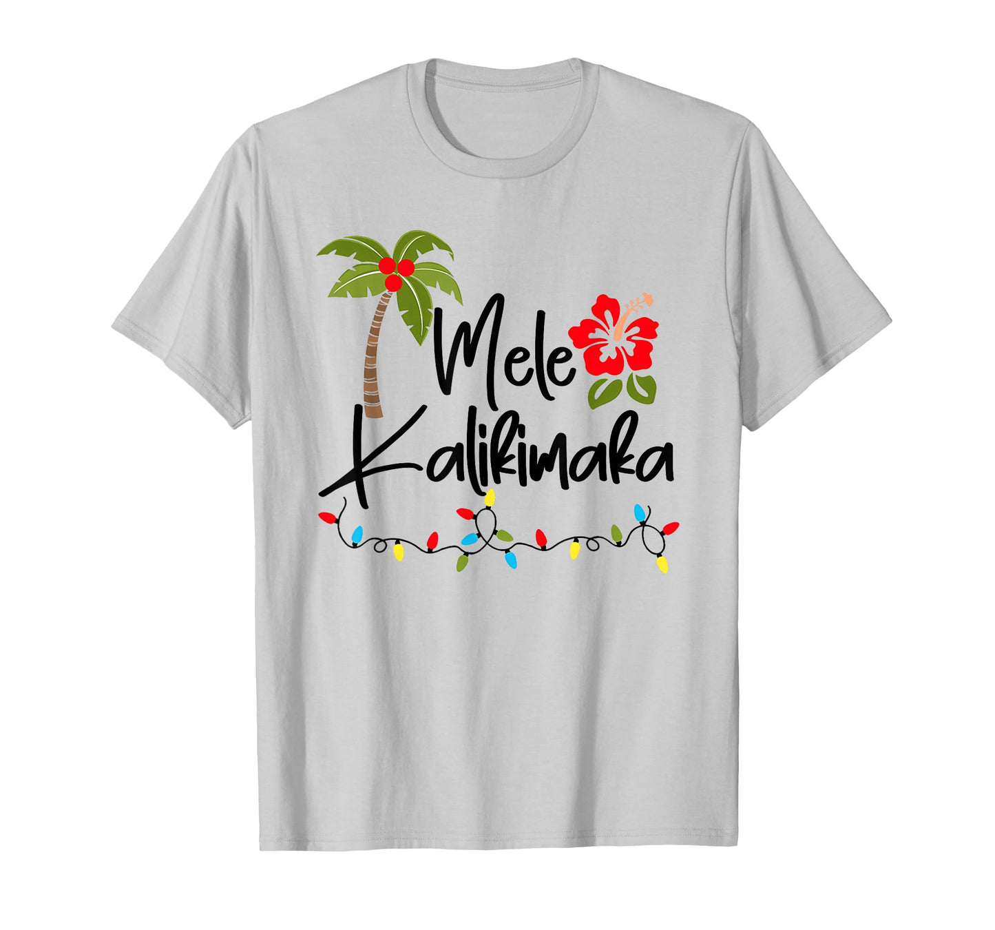 Mele Kalikimaka Tropical Christmas Hawaiian Xmas T-Shirt