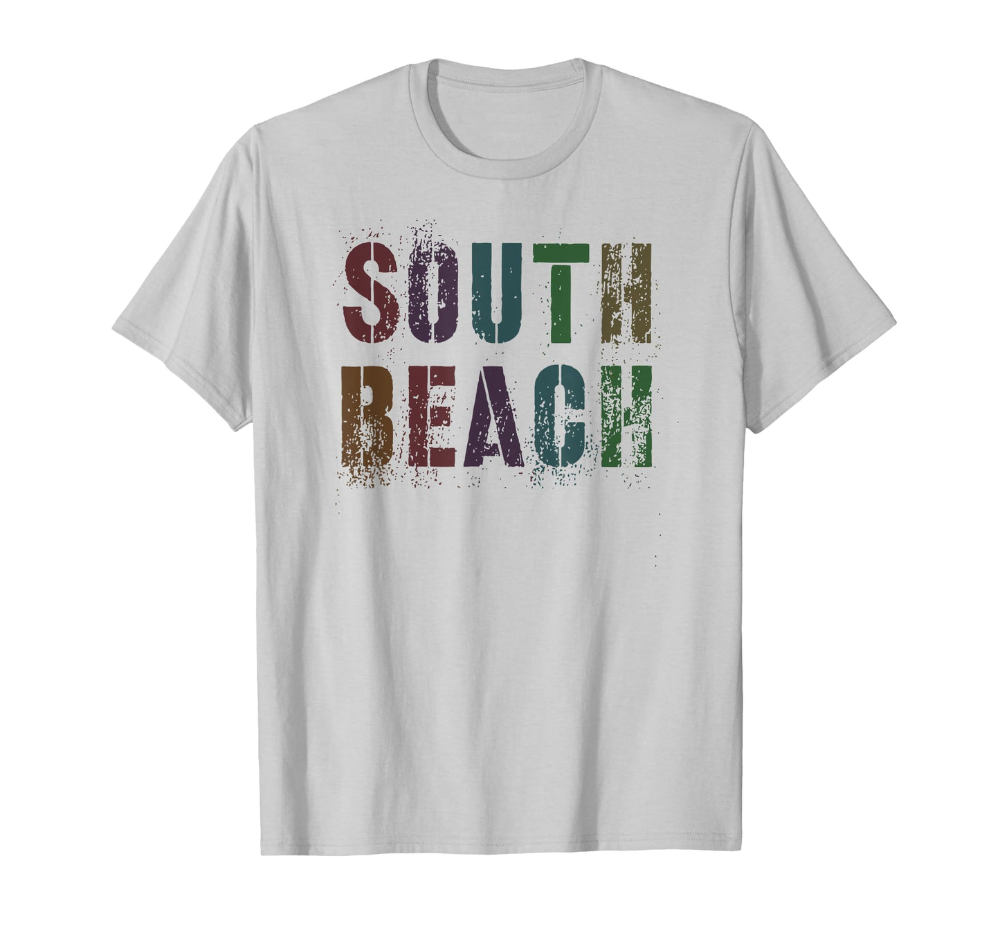 Girls SOUTH BEACH Family Trip Camp Colorful Summer Swim T-Shirt