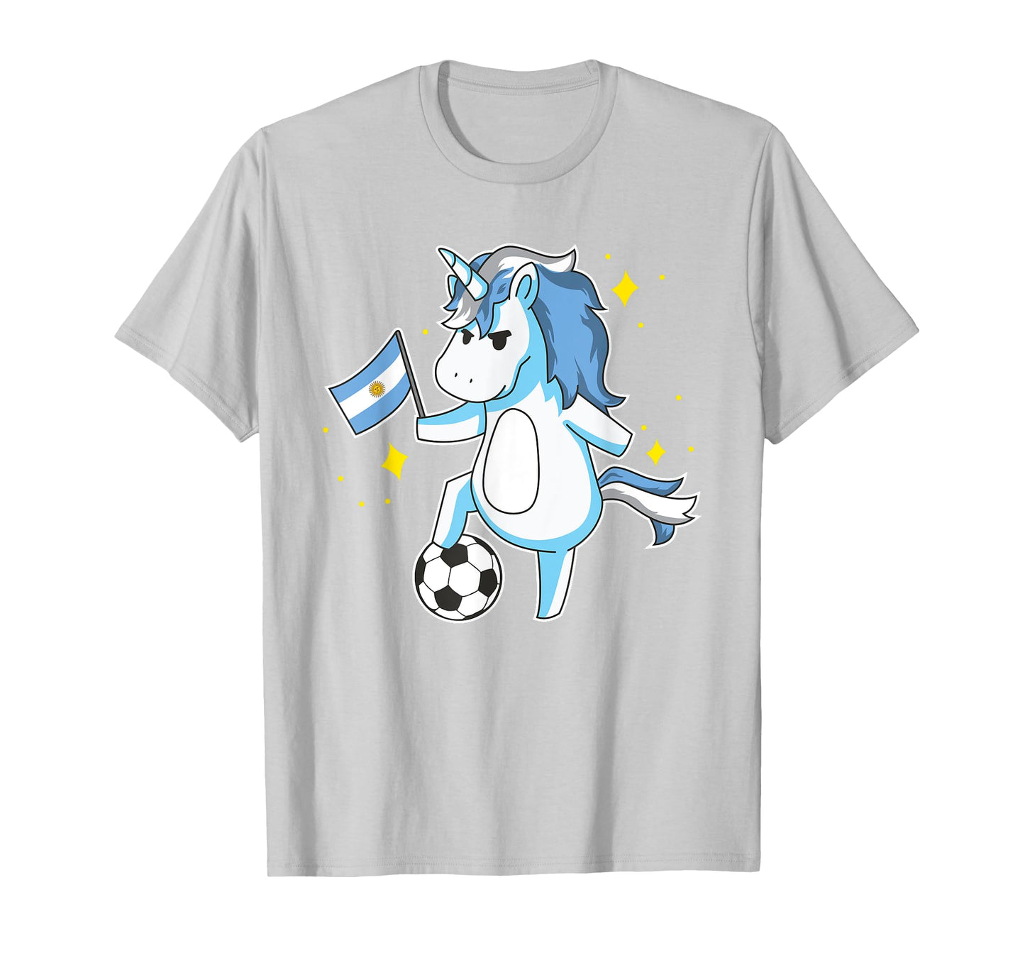 Soccer Unicorn Argentina Jersey Shirt Argentinian Football T-Shirt