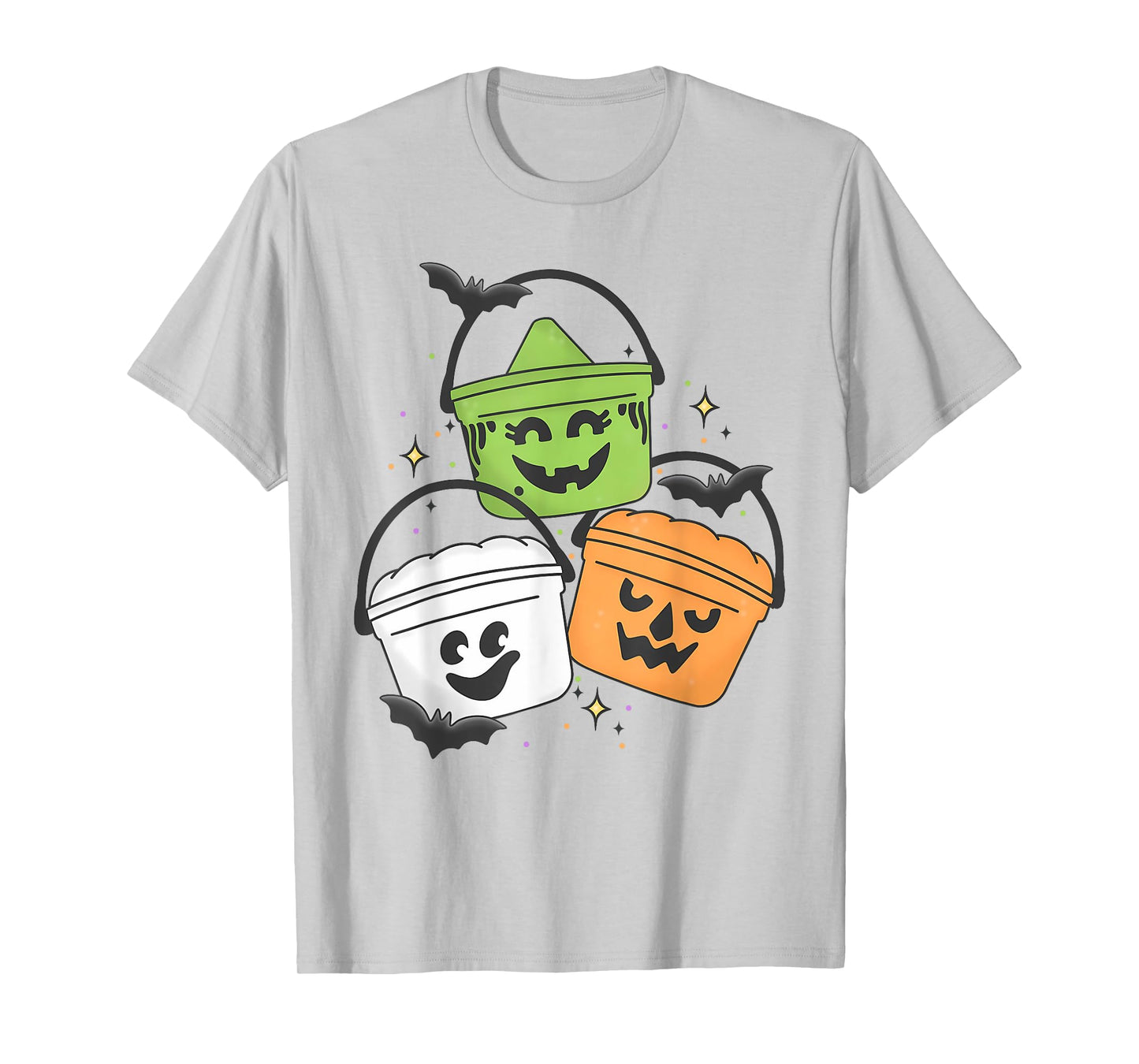 Funny Retro Vintage Spooky Chicken Nuggets Pumpkin Halloween T-Shirt
