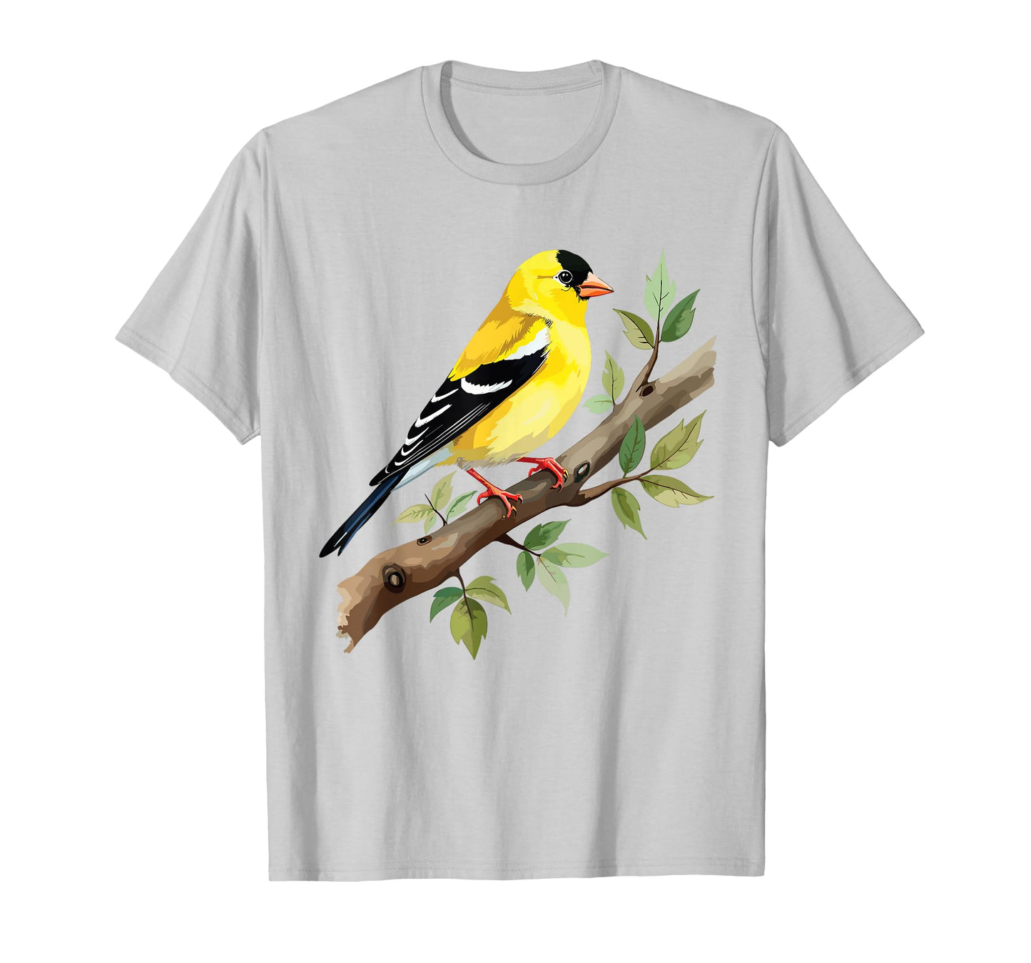 Goldfinch Perched, American Goldfinch T-Shirt