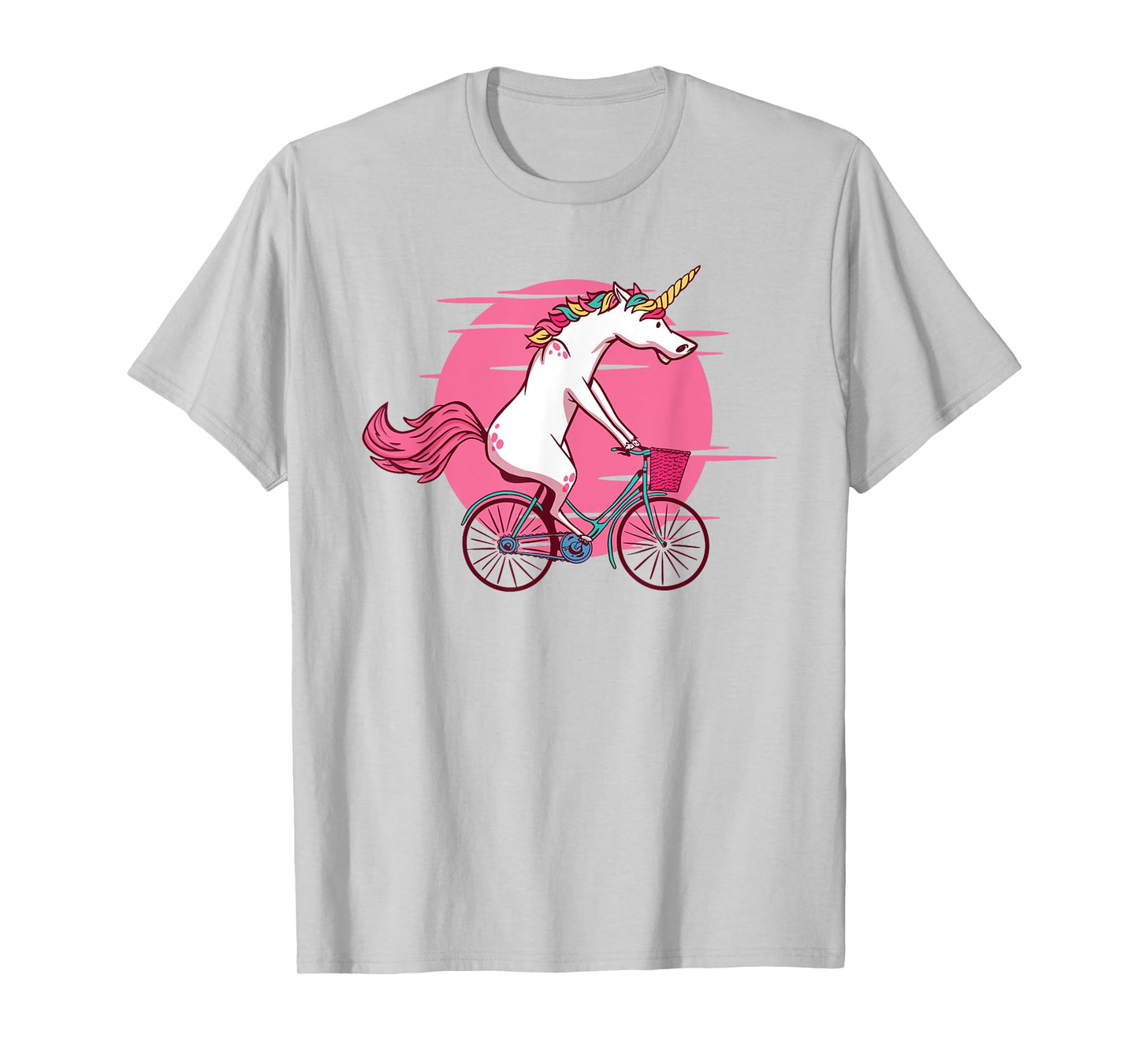 Funny Bicycle Unicorn Biker Bike Riding T-Shirt