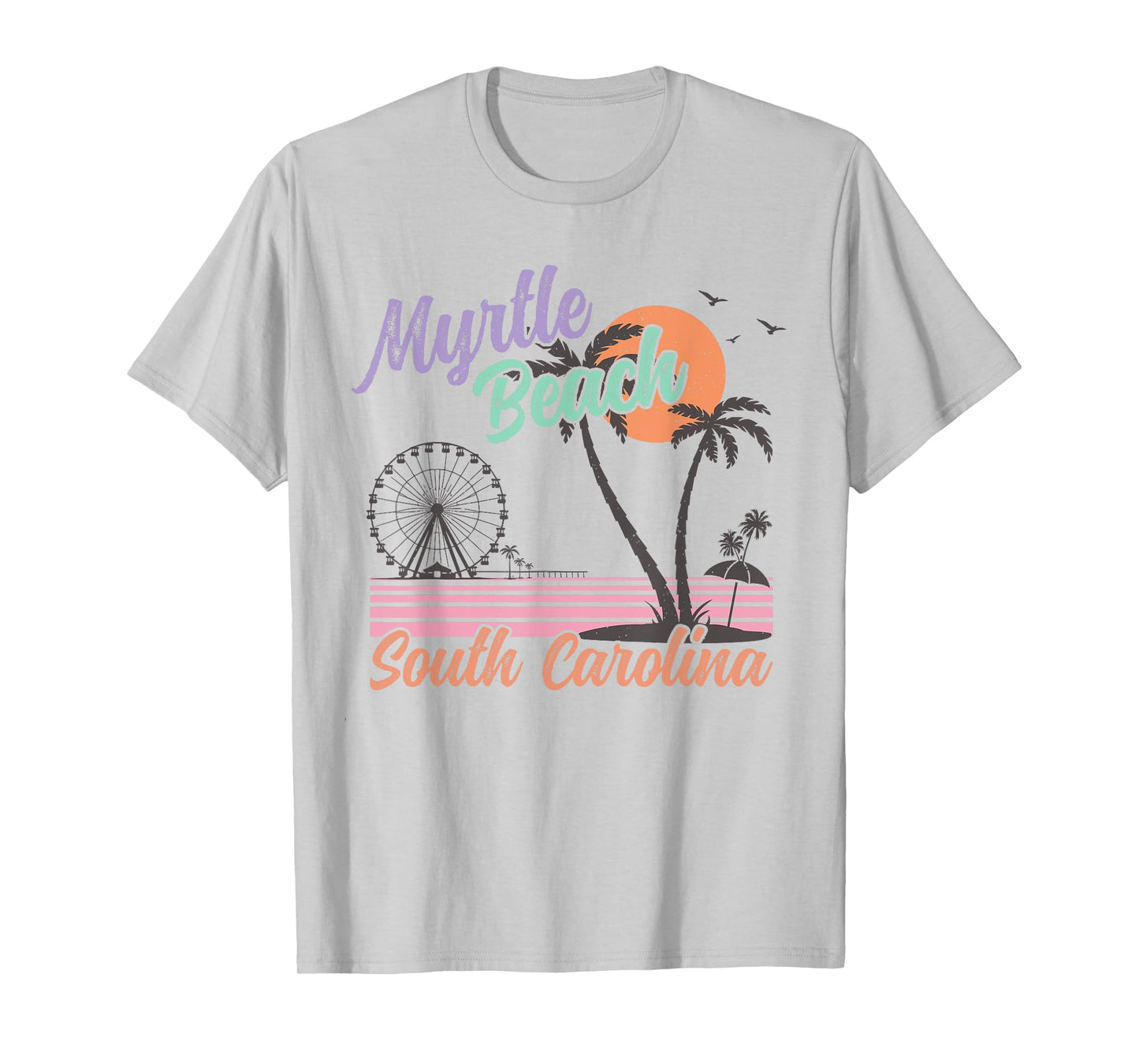 Vintage Myrtle Beach South Carolina Womens Souvenir T-Shirt